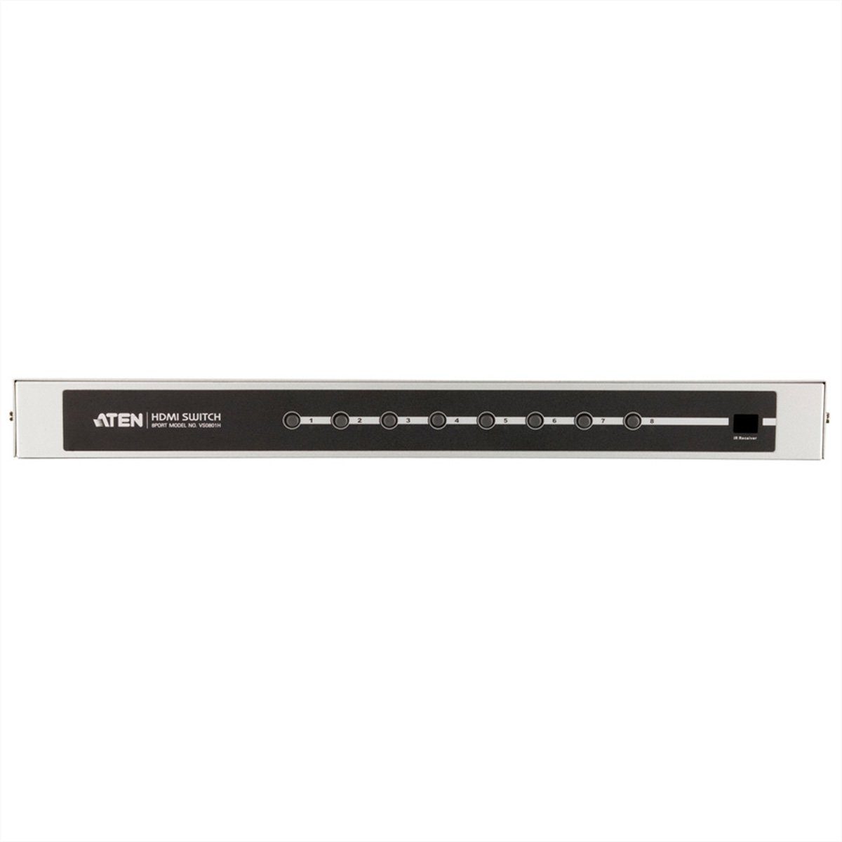 Aten VS0801H HDMI-A/V-Switch Infrarot-Fernbedienung mit Video-Adapter 8 & Ports Audio- und
