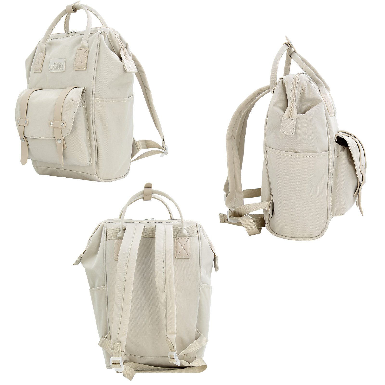 BAG STREET INTERNATIONAL Cityrucksack - Damen Daypack Rucksack, 16 Liter – Freizeit Schule Büro