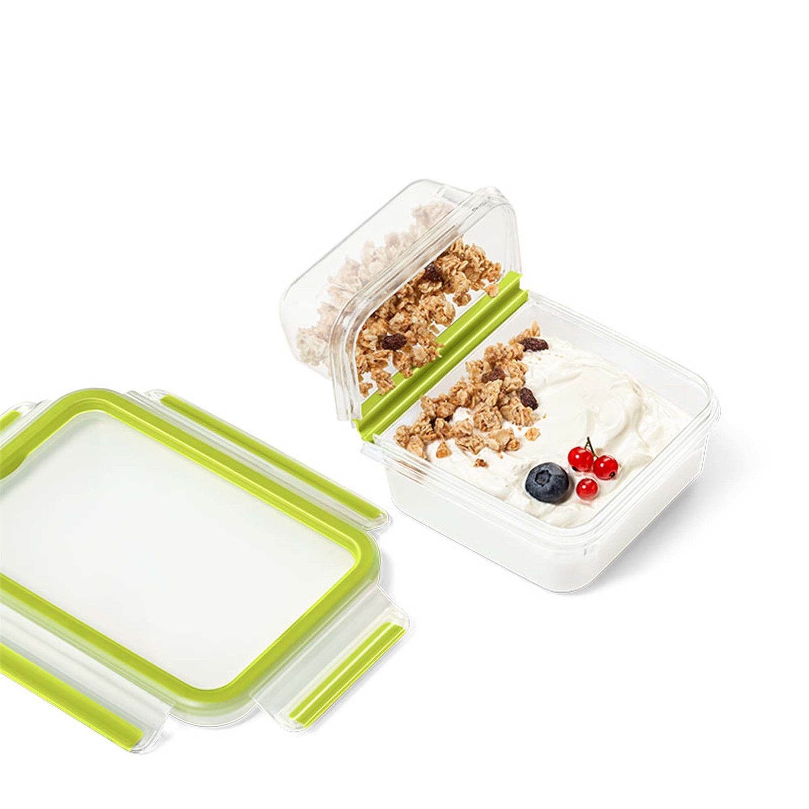 Go, Emsa Lunchbox Joghurtbox (1-tlg) Grün Clip Kunststoff,