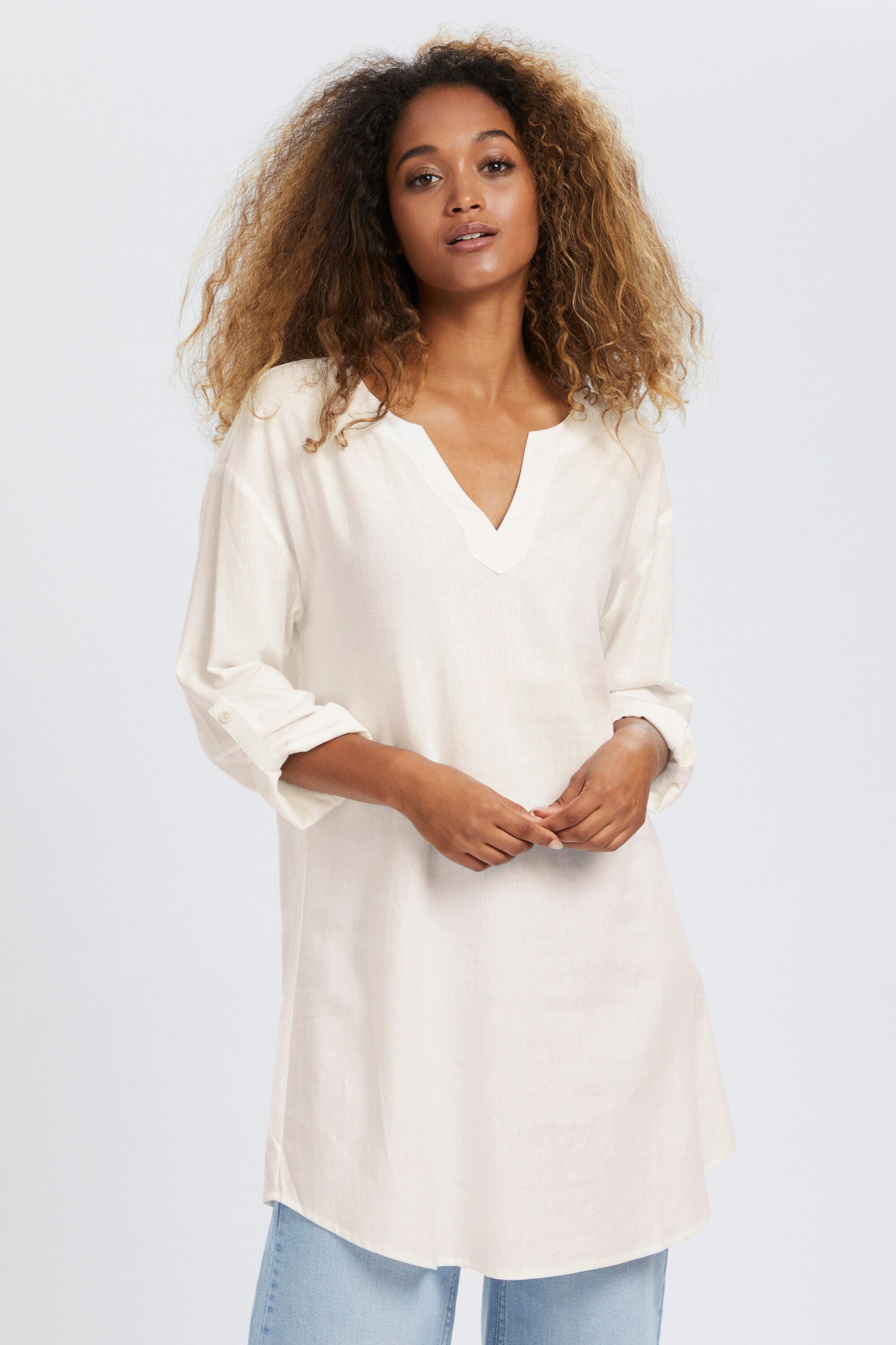 Cream Tunika Venta (1-tlg) Plain/ohne Details günstig online kaufen