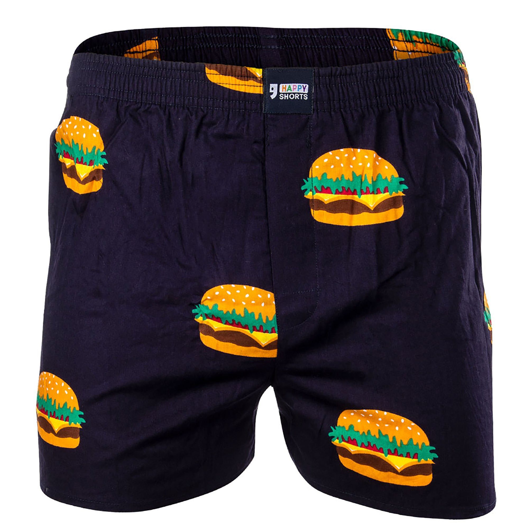 HAPPY SHORTS Boxershorts Herren Web-Boxershorts 3er Pack Baumwolle (Packung, 3er Pack)