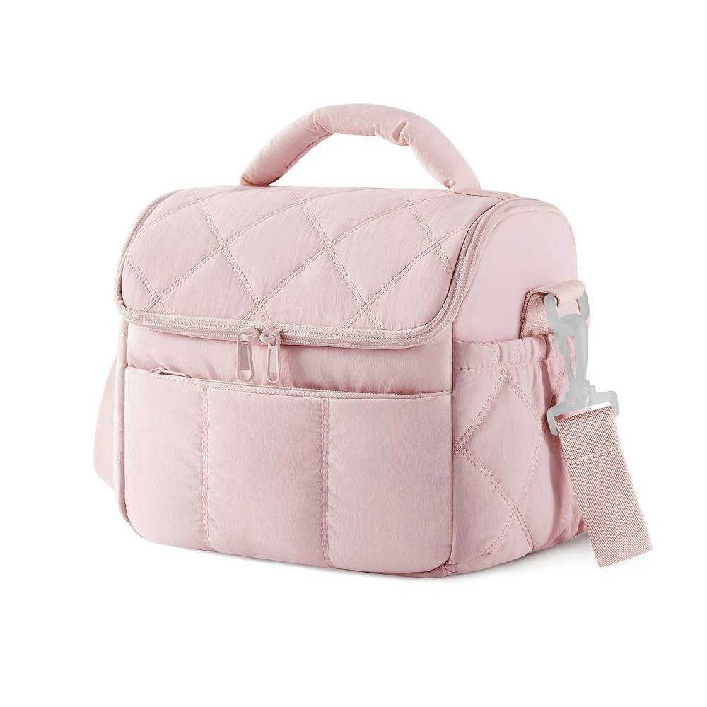 Blusmart Lunchbox Thermotasche Lunchtasche, Isolierte Brotzeit Tasche mit Schultergurt, (Öl- und schmutzabweisend, Warm- und Kalthaltung), Für Büro, Schule und Picknick