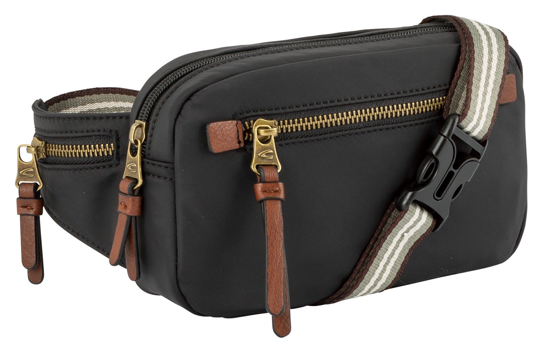 camel active Bauchtasche BARI Belt bag, mit praktischer Einteilung schwarz