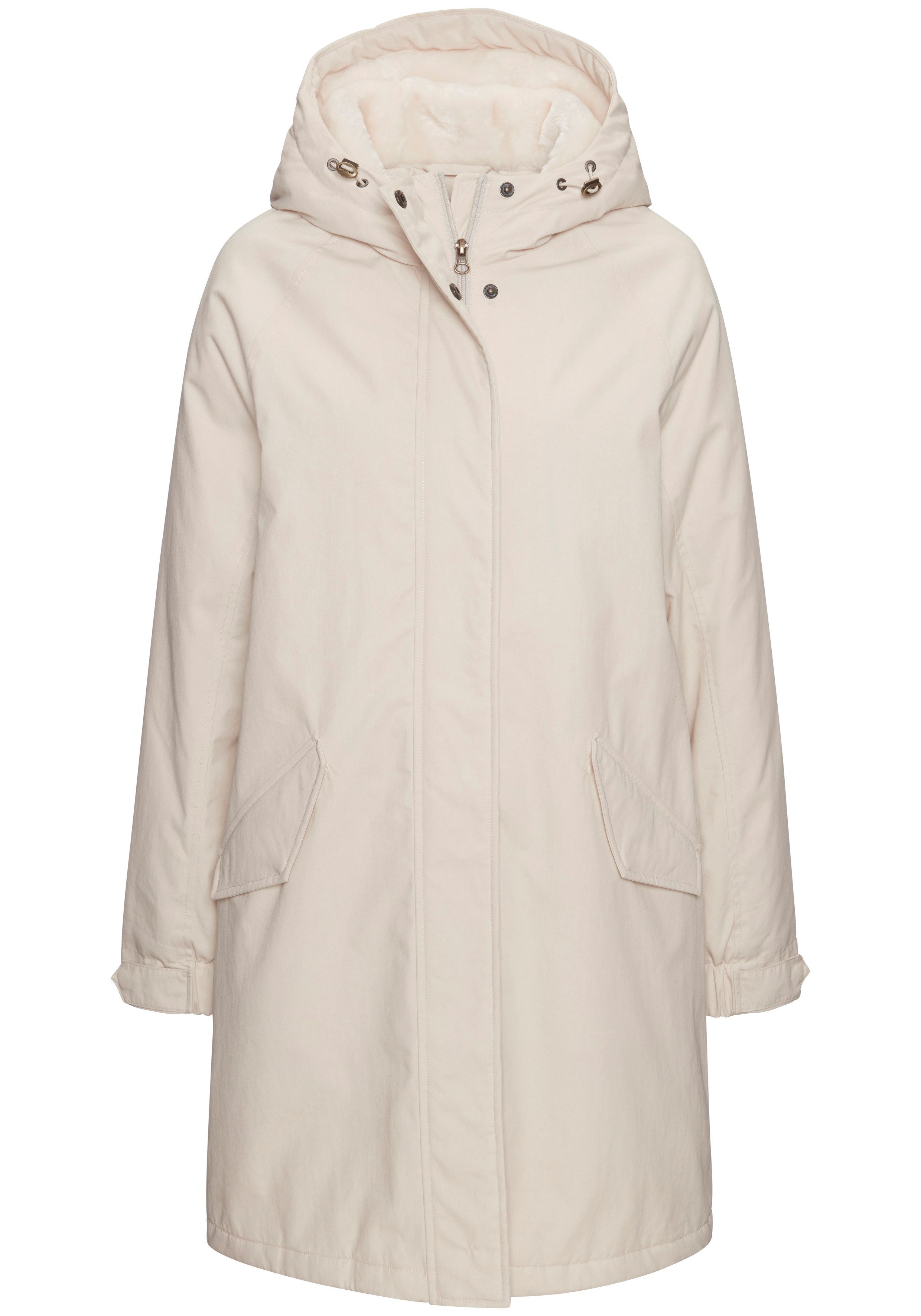 French Connection Parka mit Teddyfell-Kapuze. € 179,00
