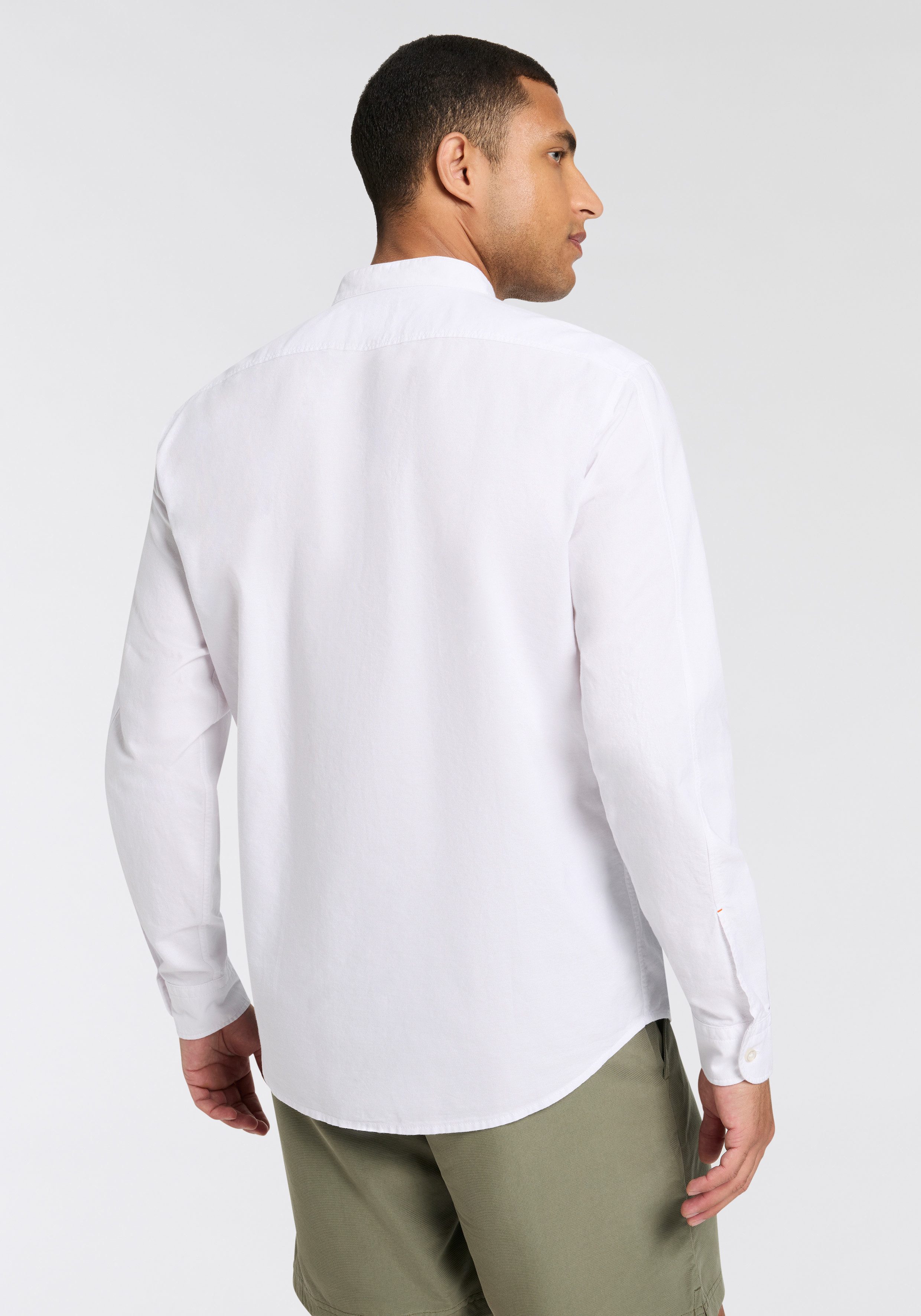 BOSS ORANGE Langarmhemd Race mit Stehkragen günstig online kaufen