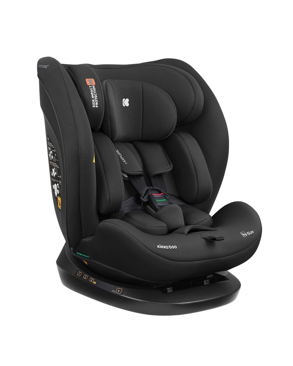 Kikkaboo Autokindersitz Kindersitz i-Explore i-Size, ab: 0, bis: 12, (40 - 150 cm) verstellbare Kopfstütze, Gurt