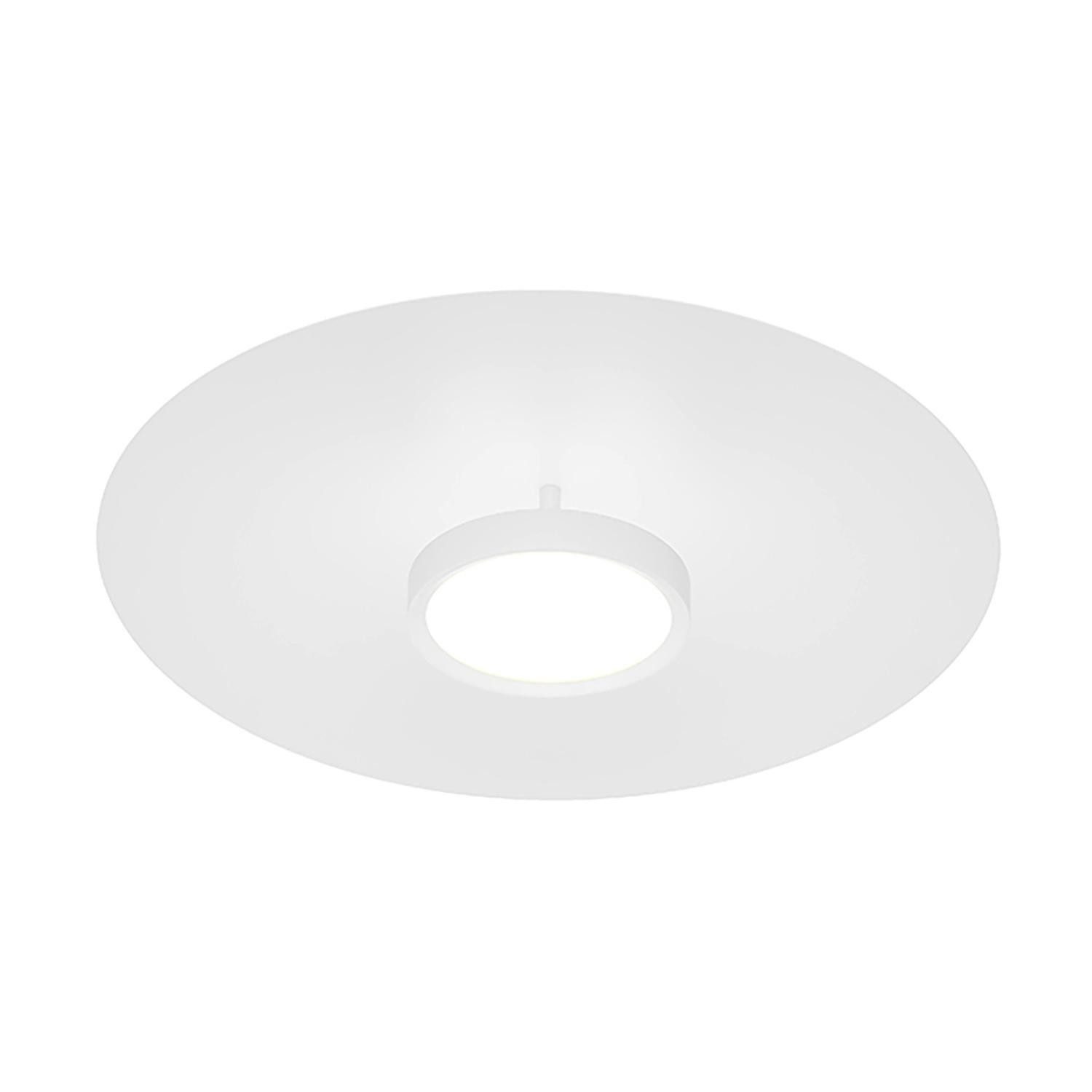 HELL höllisch gutes Licht LED Deckenleuchte CORE, Weiß, Acryl, LED fest integriert, Extra-Warmweiß, mit B-Link Fernbedienung, Ø 50 cm