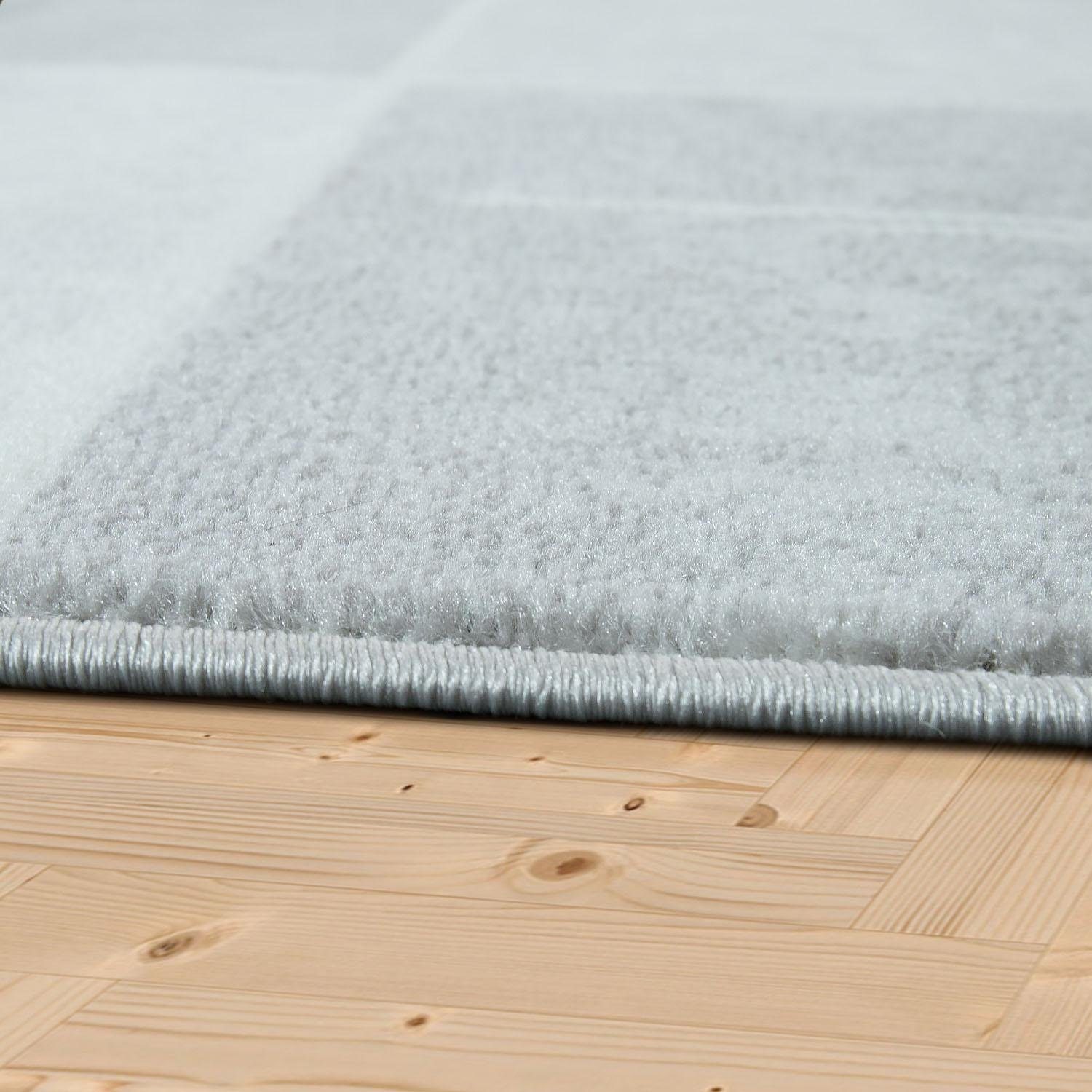 Teppich »Sinai 057«, Paco Home, rechteckig, Höhe 9 mm, Kurzflor, Karo Muster mit Marmor Optik, ideal im Flur & Schlafzimmer-HomeTrends