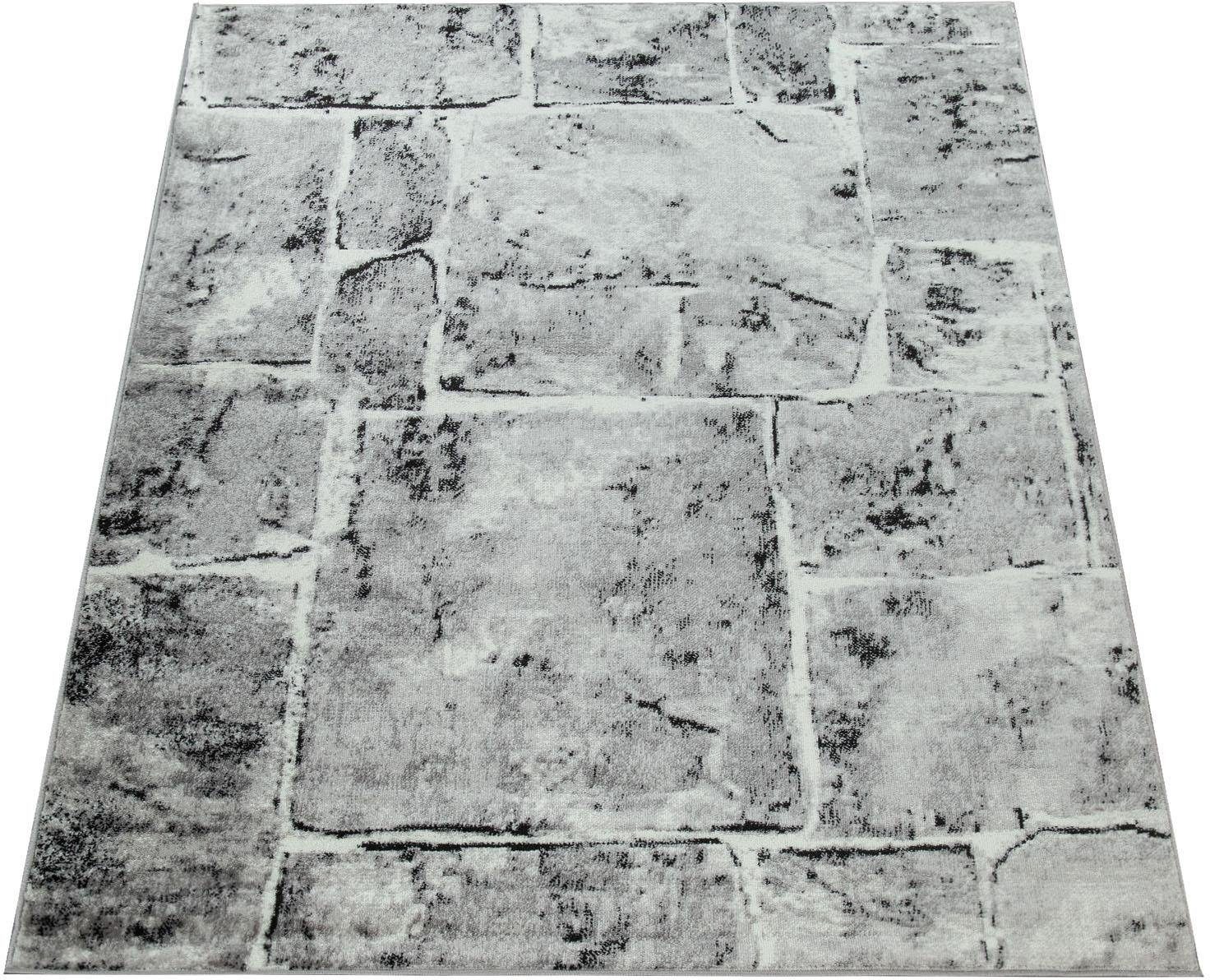 Teppich »Sinai 050«, Paco Home, rechteckig, Höhe 9 mm, Kurzflor, Stein Muster, ideal im Wohnzimmer & Schlafzimmer-Otto