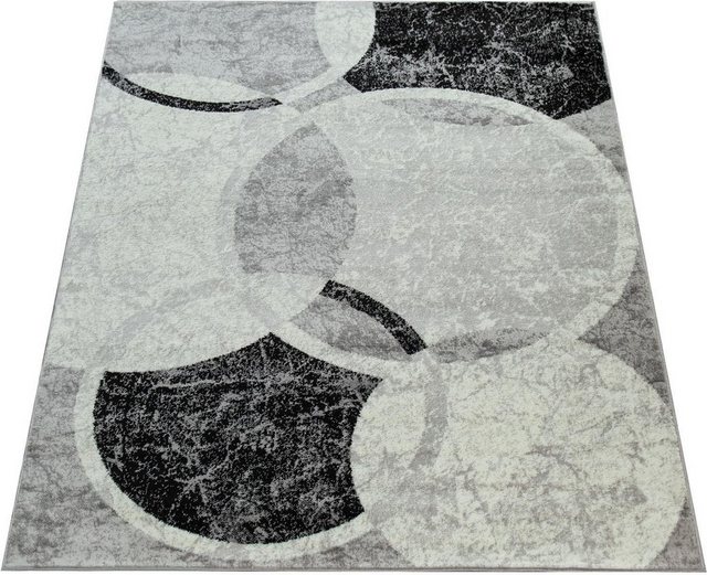Teppich »Sinai 055«, Paco Home, rechteckig, Höhe 9 mm, Kurzflor, modernes Design, Motiv Kreise, ideal im Wohnzimmer & Schlafzimmer-Otto