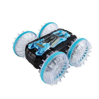 PRECORN Spielzeug-Auto Amphibienfahrzeug RC Stunt Ferngesteuertes Auto für Kinder ab 6 Jahre