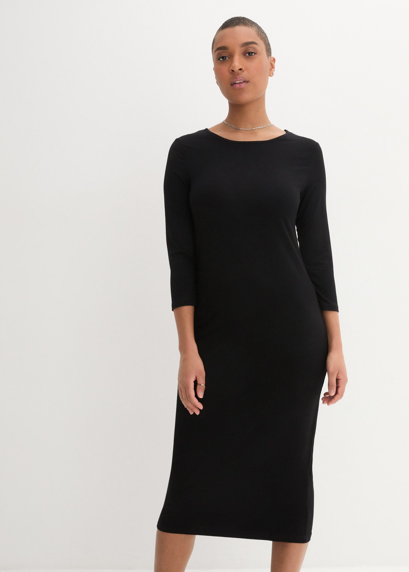 bonprix Shirtkleid (1-tlg) für den Alltag, aus leicht fließendem Material, günstig online kaufen