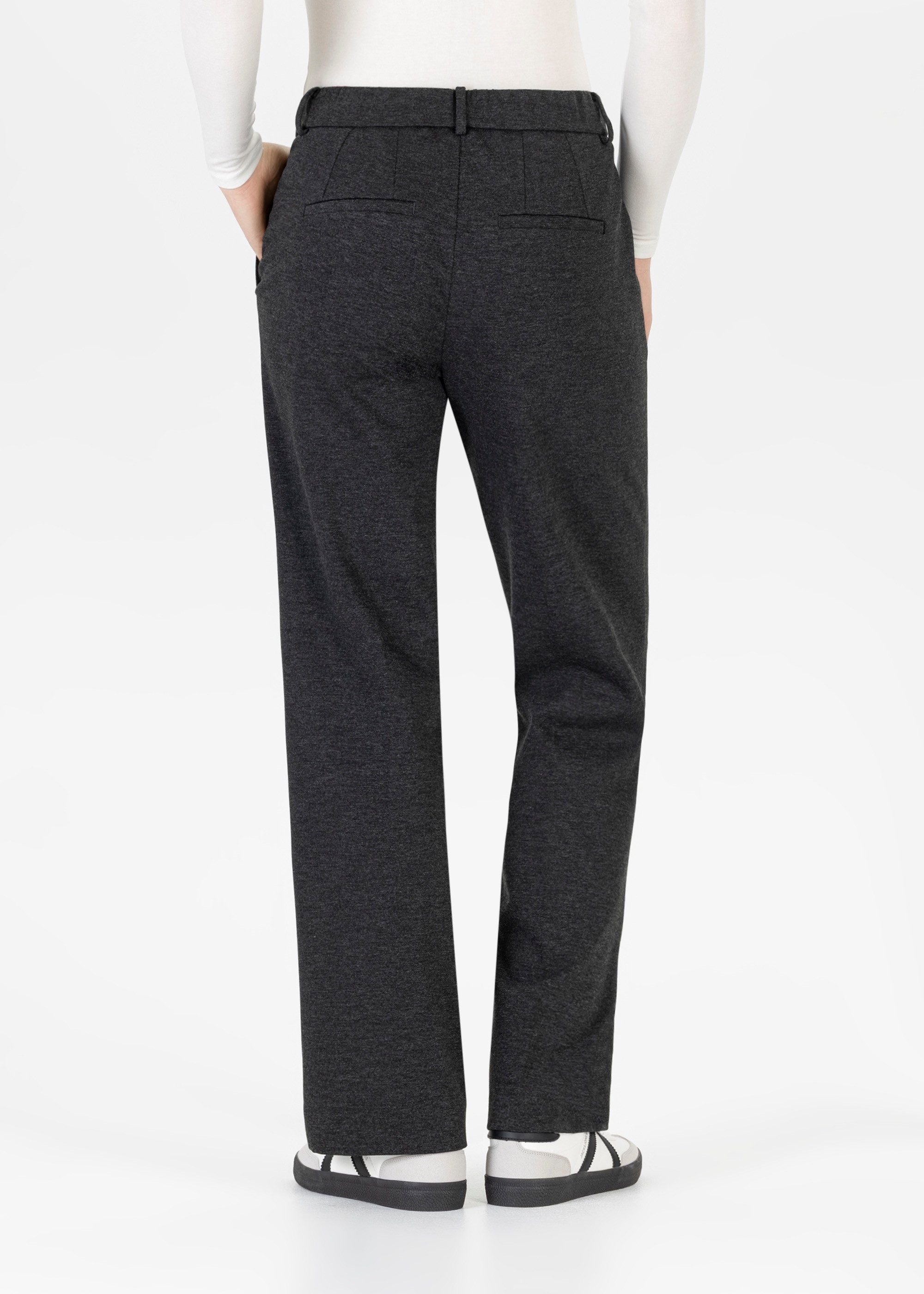 Stehmann Jerseyhose Fenja2-780 im Straight Fit, mit Bügelfalte