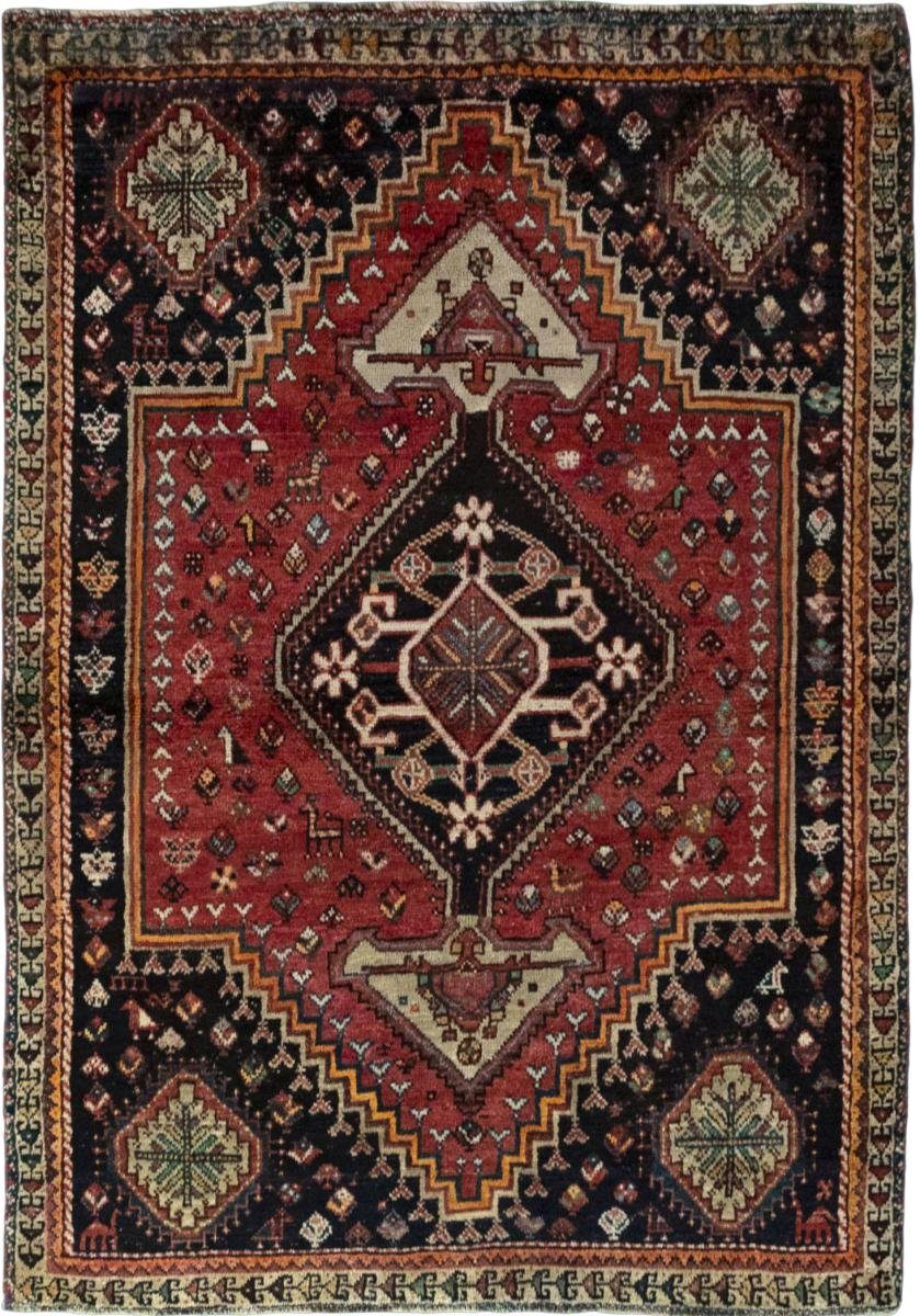 Orientteppich Shiraz 119x172 Handgeknüpfter Orientteppich / Perserteppich, Nain Trading, rechteckig, Höhe: 10 mm