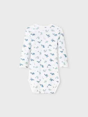Name It Body NBMBODY 3P LS MAJOLICA BLUE WHALE
