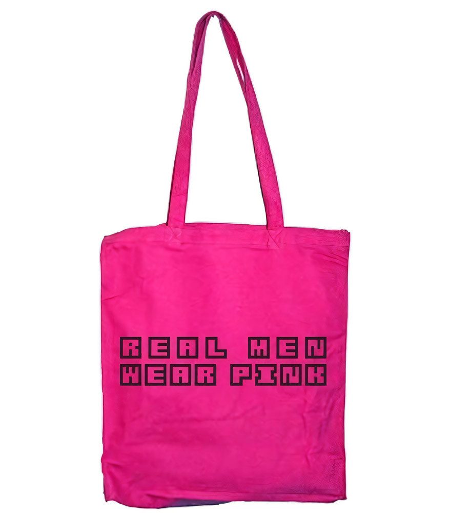 Hybris Tragetasche Real Men Wear Pink Tote Bag