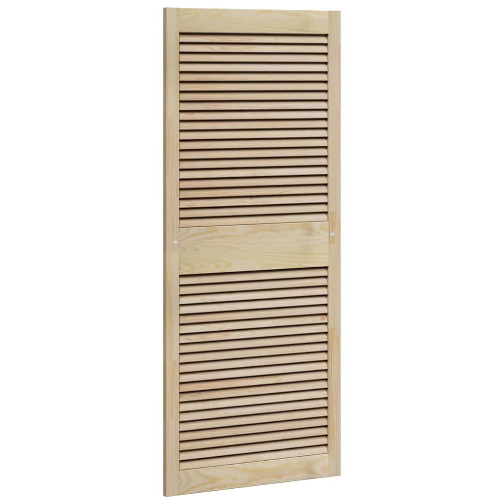 vidaXL Schranktür Schranktür Natur 140,5 x 2,1 x 59,5 cm Massives Kiefernholz (1 St)