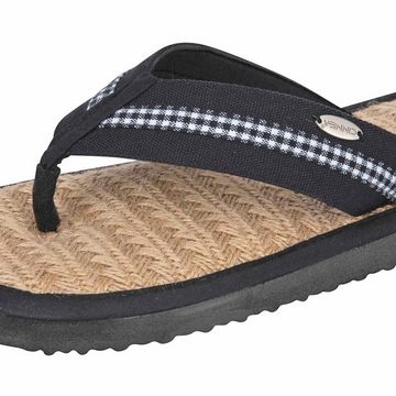 CINNEA Bondy Sandale Zimtlatschen, handgefertigt, mit Jute-Fußbett und Wellness-Zimtfüllung, gegen Hornhaut und Fußschweiß