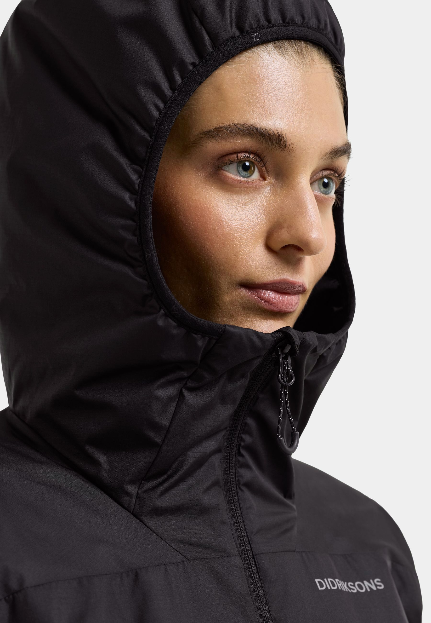 Didriksons Outdoorjacke Damen Leichte Thermojacke KARIX mit Kapuze mit Taschen – Bild 5 von 5