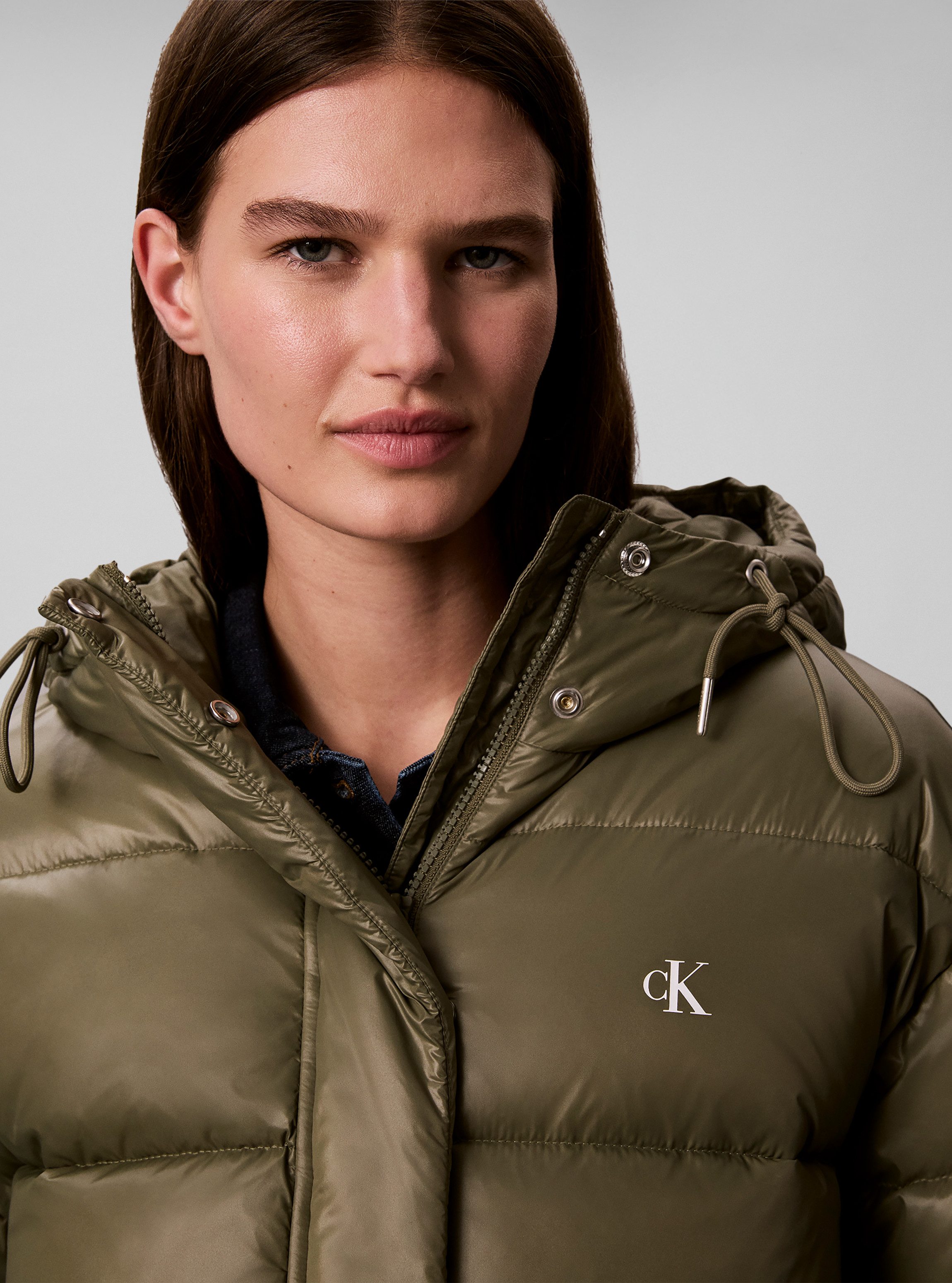 Calvin Klein Jeans Steppjacke SHINE CLASSIC PUFFER Regular fit mit Kapuze