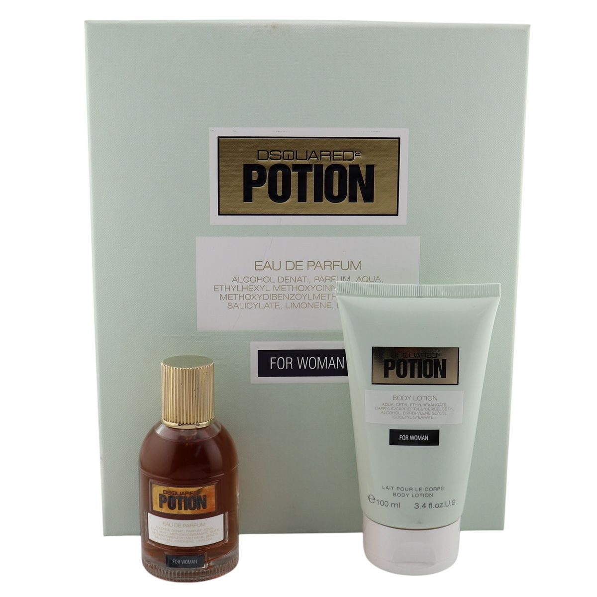 Duft-Set Dsquared² Potion for Woman Eau de Parfum Spray 50 ml Bodylotion 100 ml