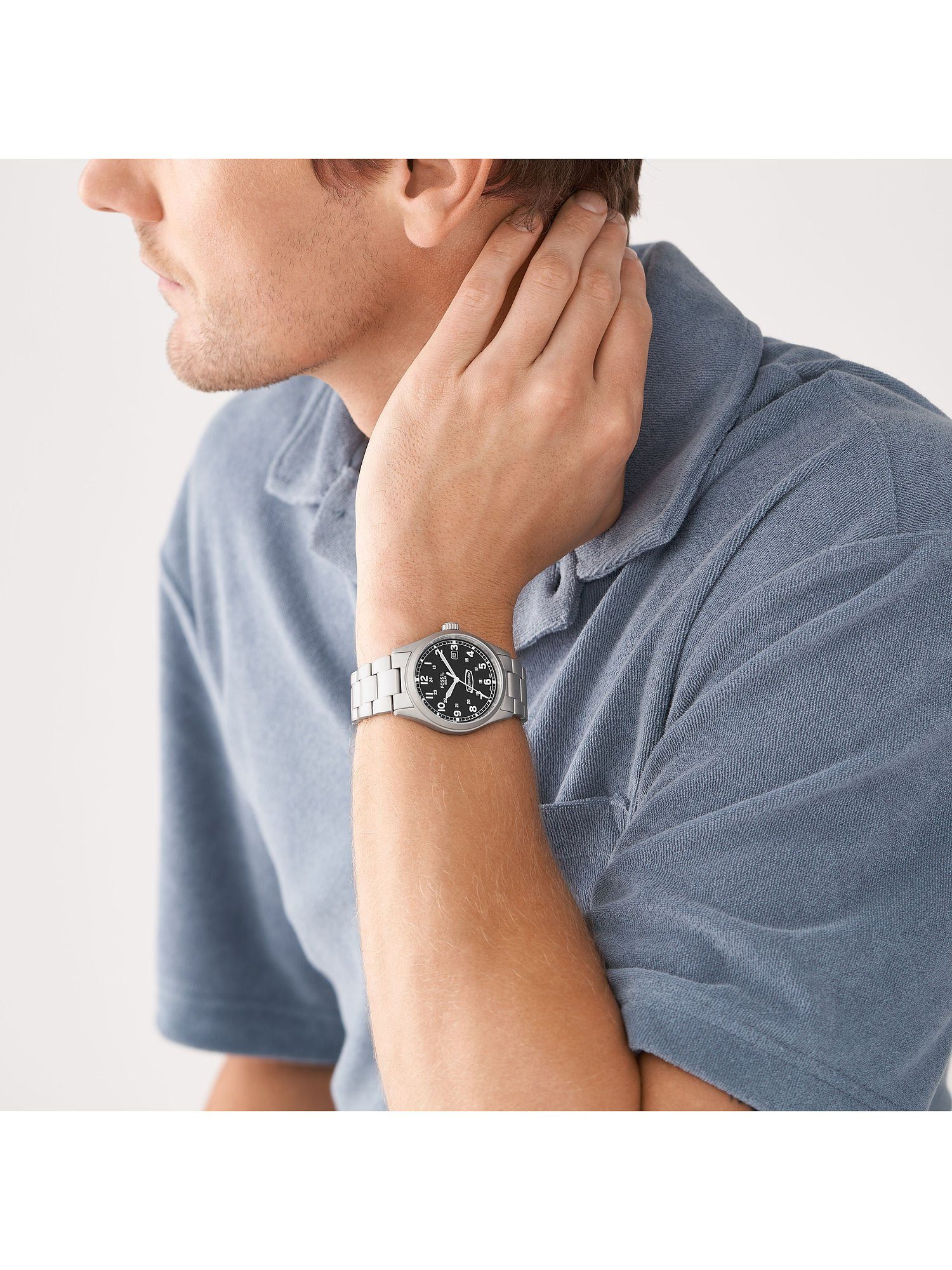 Fossil Quarzuhr Fossil Herren-Uhren Analog Solar