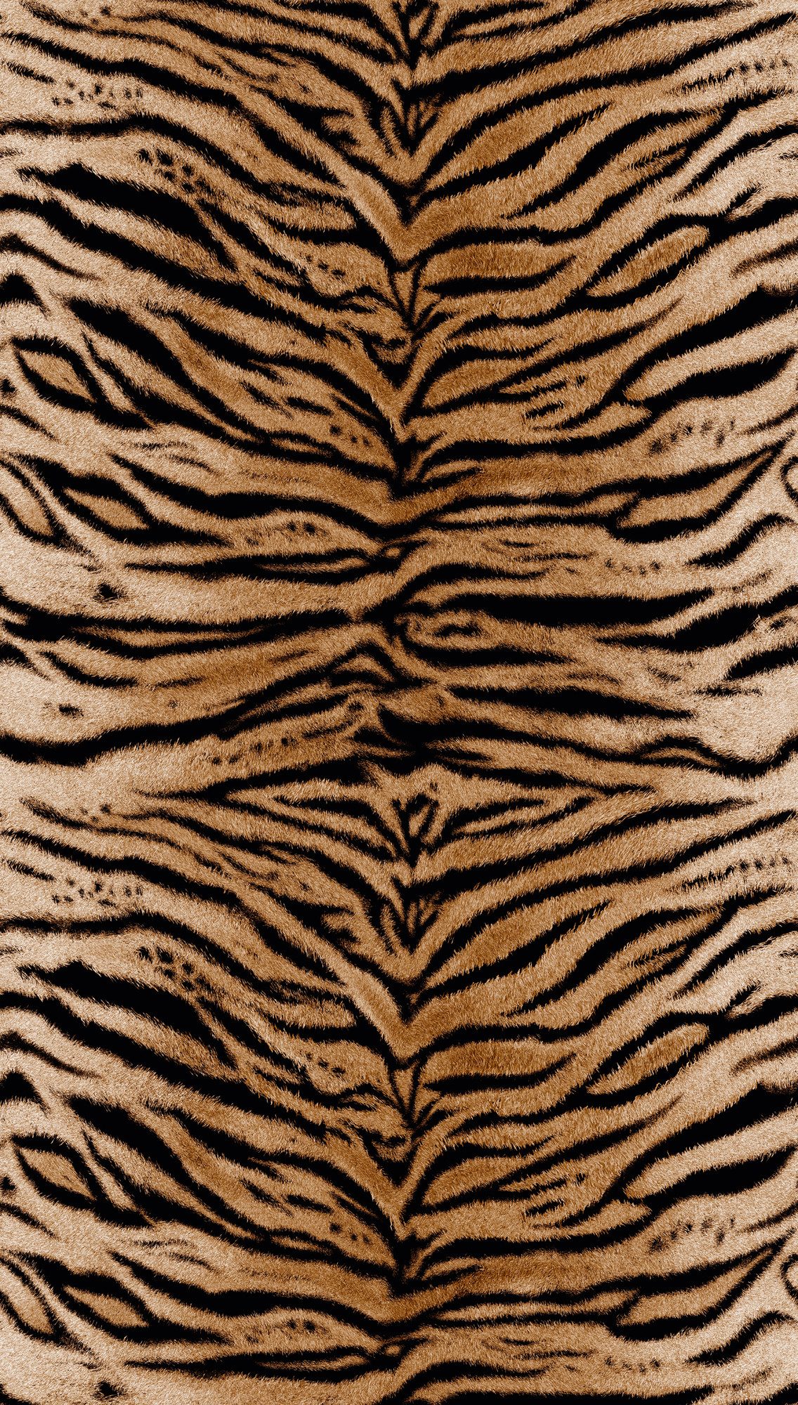 living walls Fototapete THE WALL III Tiger Tapete Motivtapete Fell Tiger, glatt, matt, (1 St), Vliestapete Animalprint für Schlafzimmer Küche Wohnzimmer Tiger Design