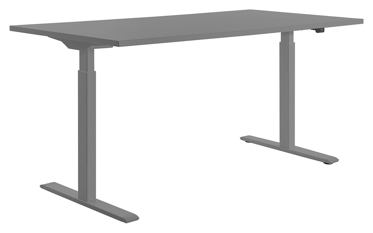 160 E-TABLECOLOR, B cm Schreibtisch Schreibtisch, Grau,