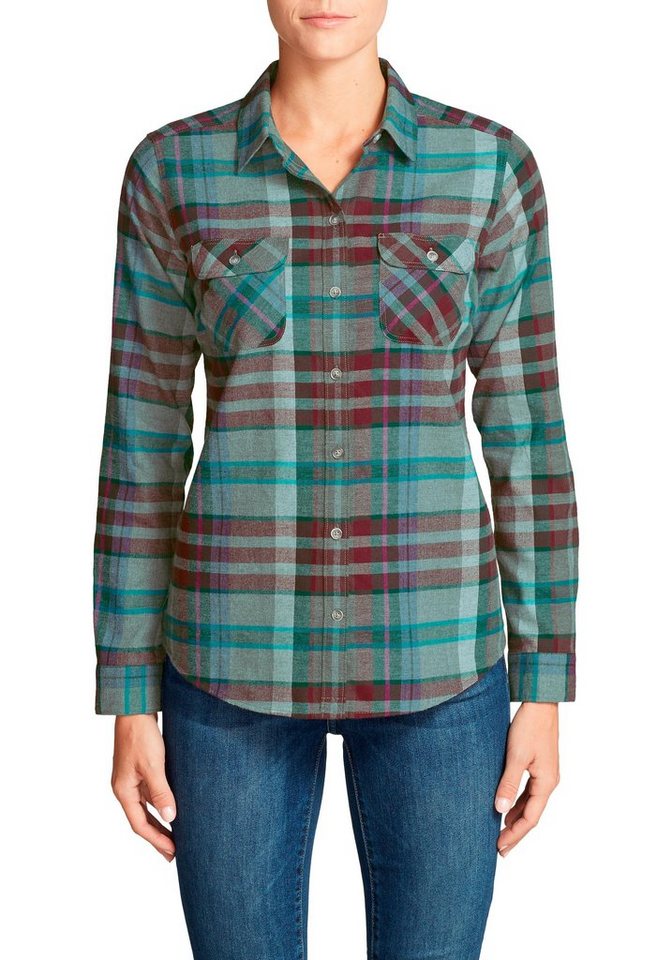 Eddie Bauer Flanellhemd Stine’s Favorite Flanellbluse - kariert Eddie Bauer Flanellhemd Stine’s Favorite Flanellbluse - kariert