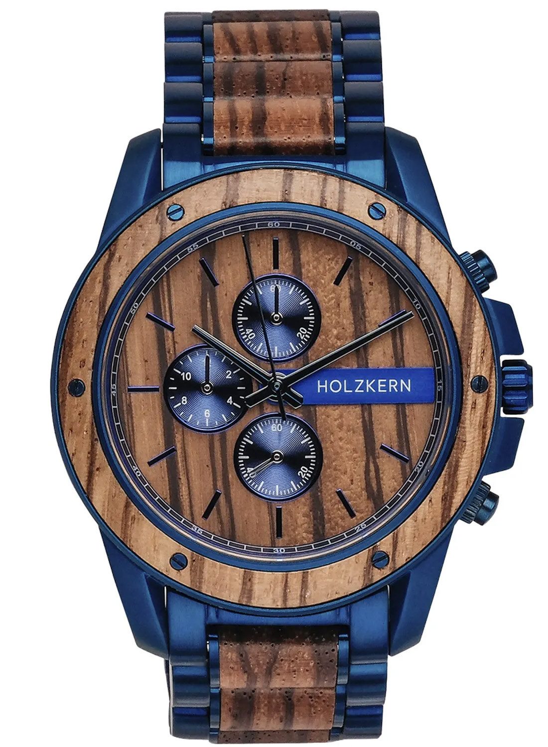 Holzkern Quarzuhr Quarz Gareth Zebrano