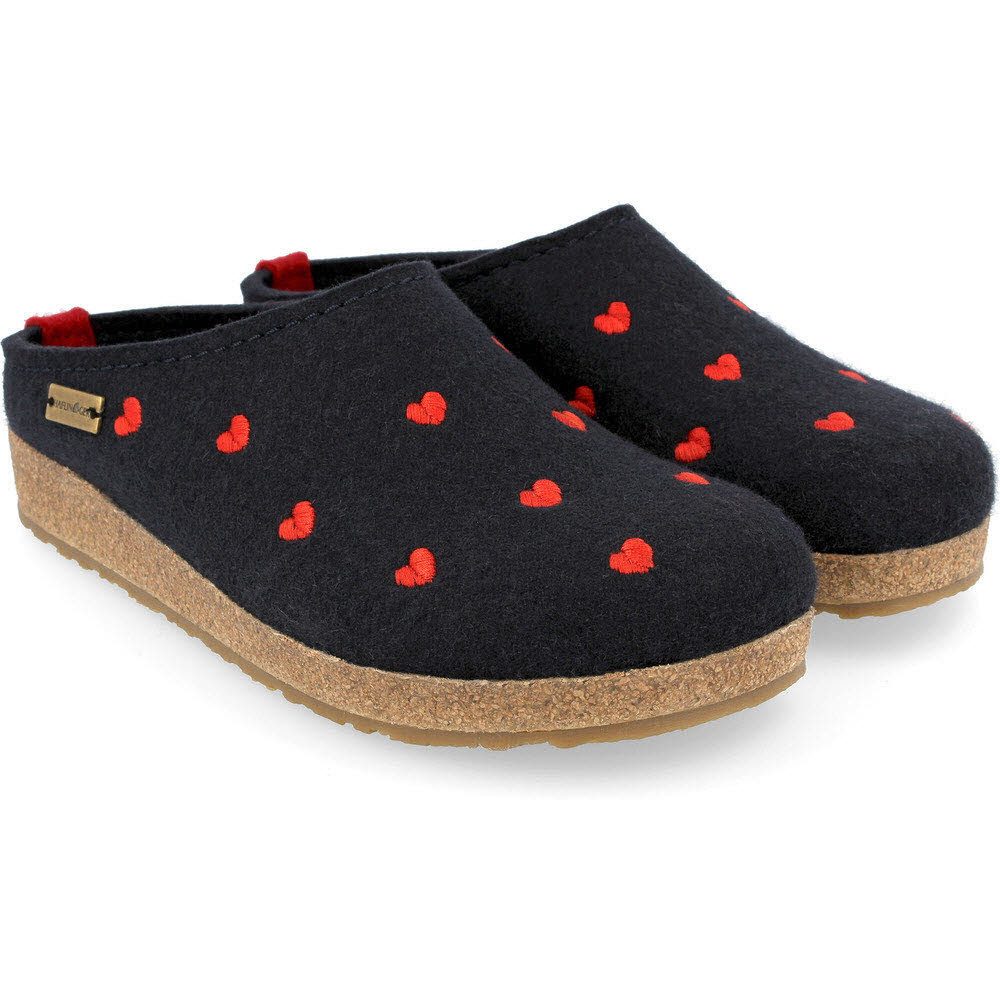 Haflinger Grizzly Cuoricini Pantoffel
