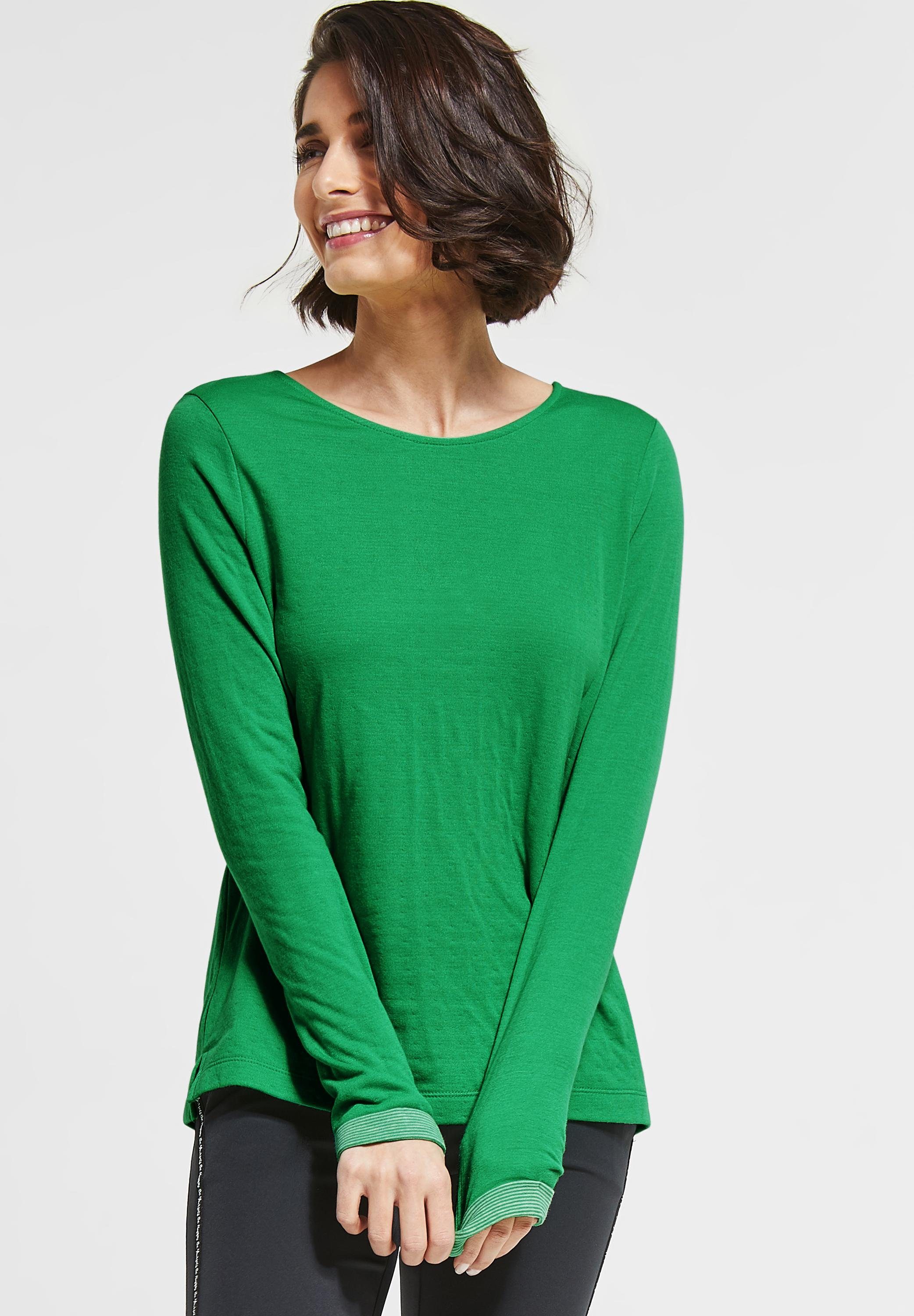 STREET ONE Langarmshirt Soft online kaufen OTTO