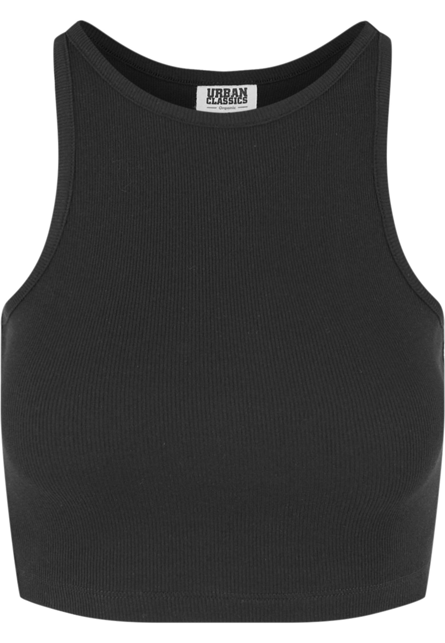 URBAN CLASSICS Tanktop Urban Classics Ladies Organic Cropped Rib Top 2-Pack – Bild 4 von 5