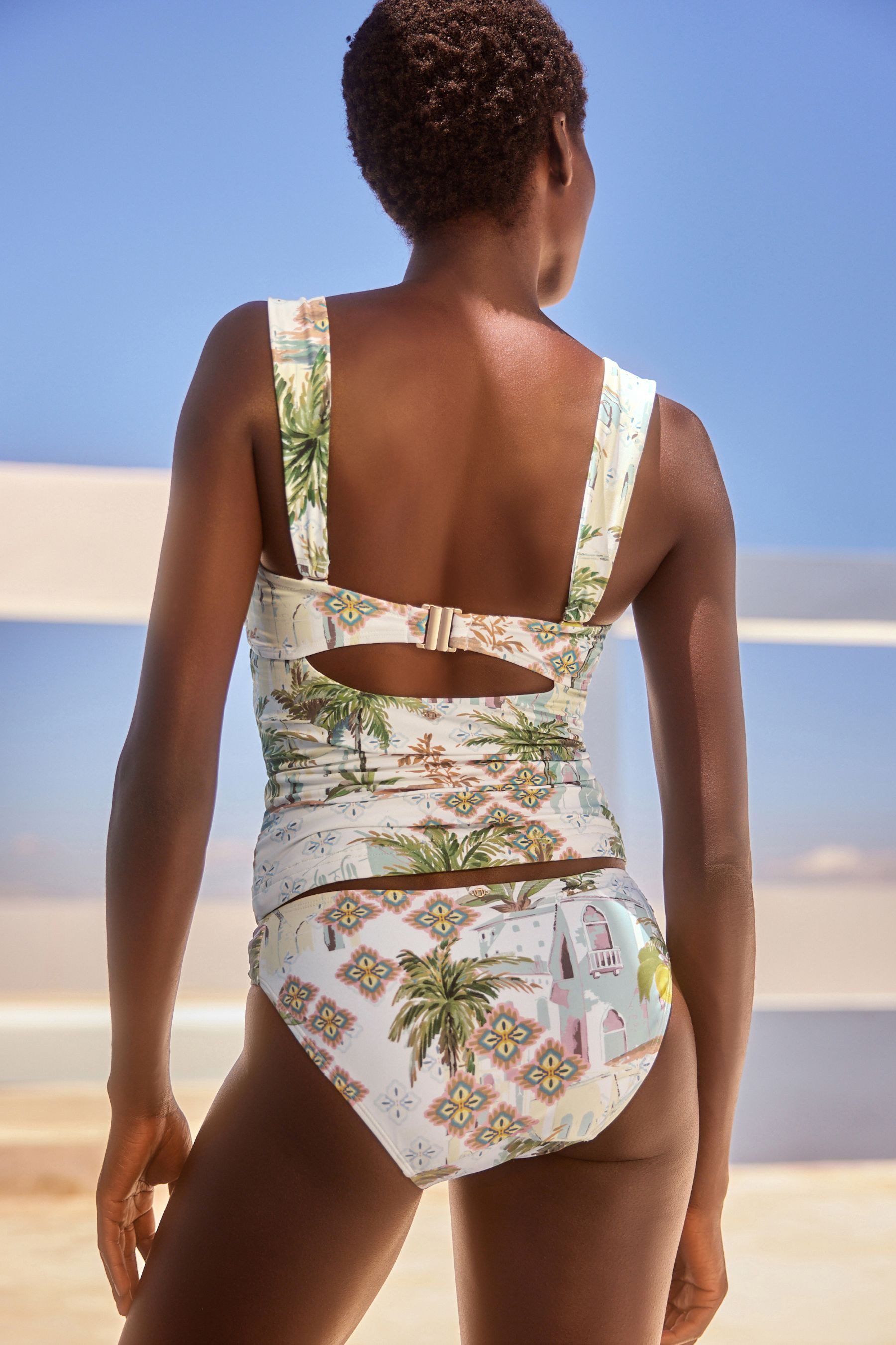 Next Tankini-Top Bauchformender trägerloser Tankini breite Träger (1-St) günstig online kaufen