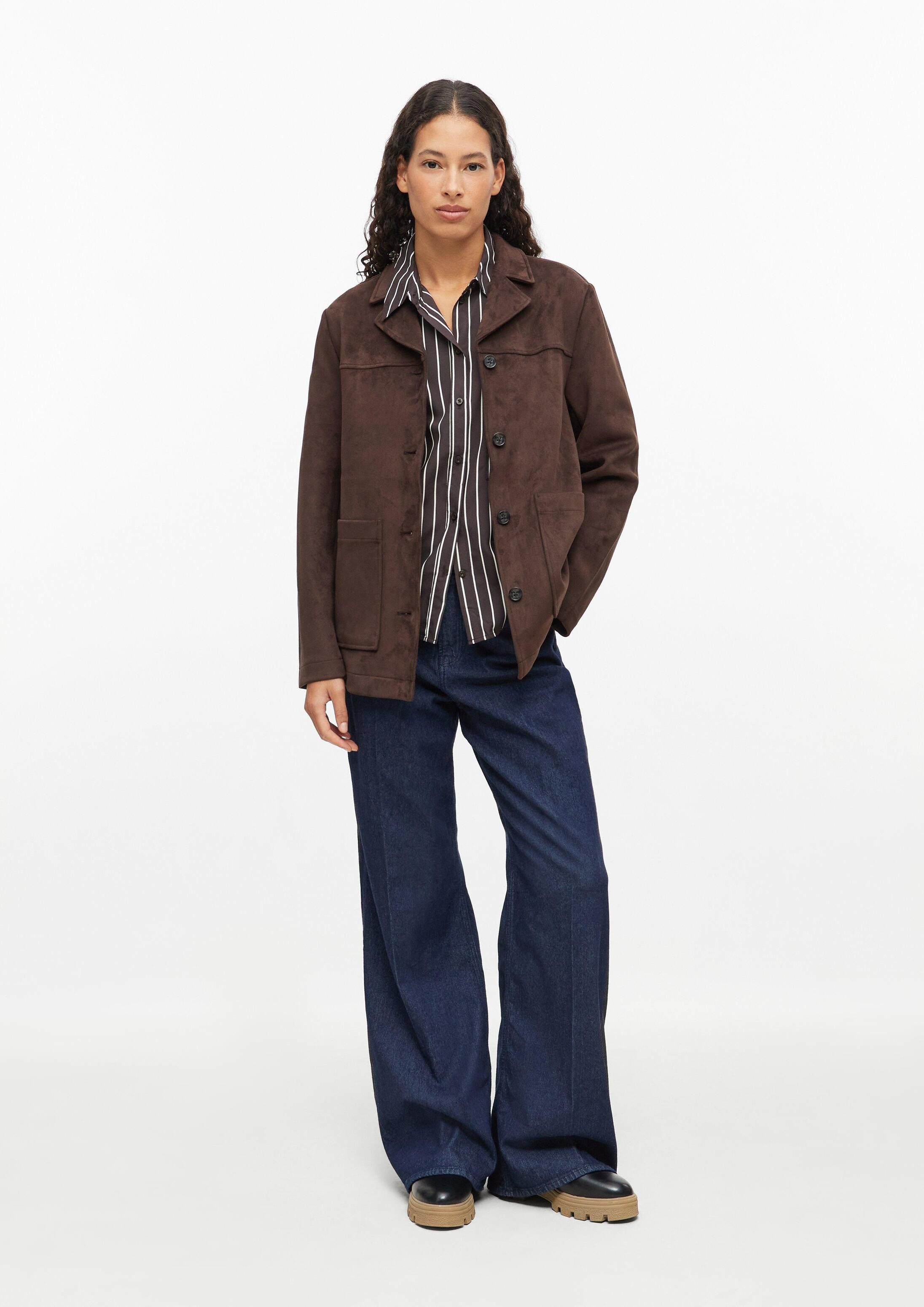 s.Oliver Langarmbluse Bluse s.Oliver x Heidi Klum: Gestreifte Bluse im Relaxed Fit – Bild 5 von 5