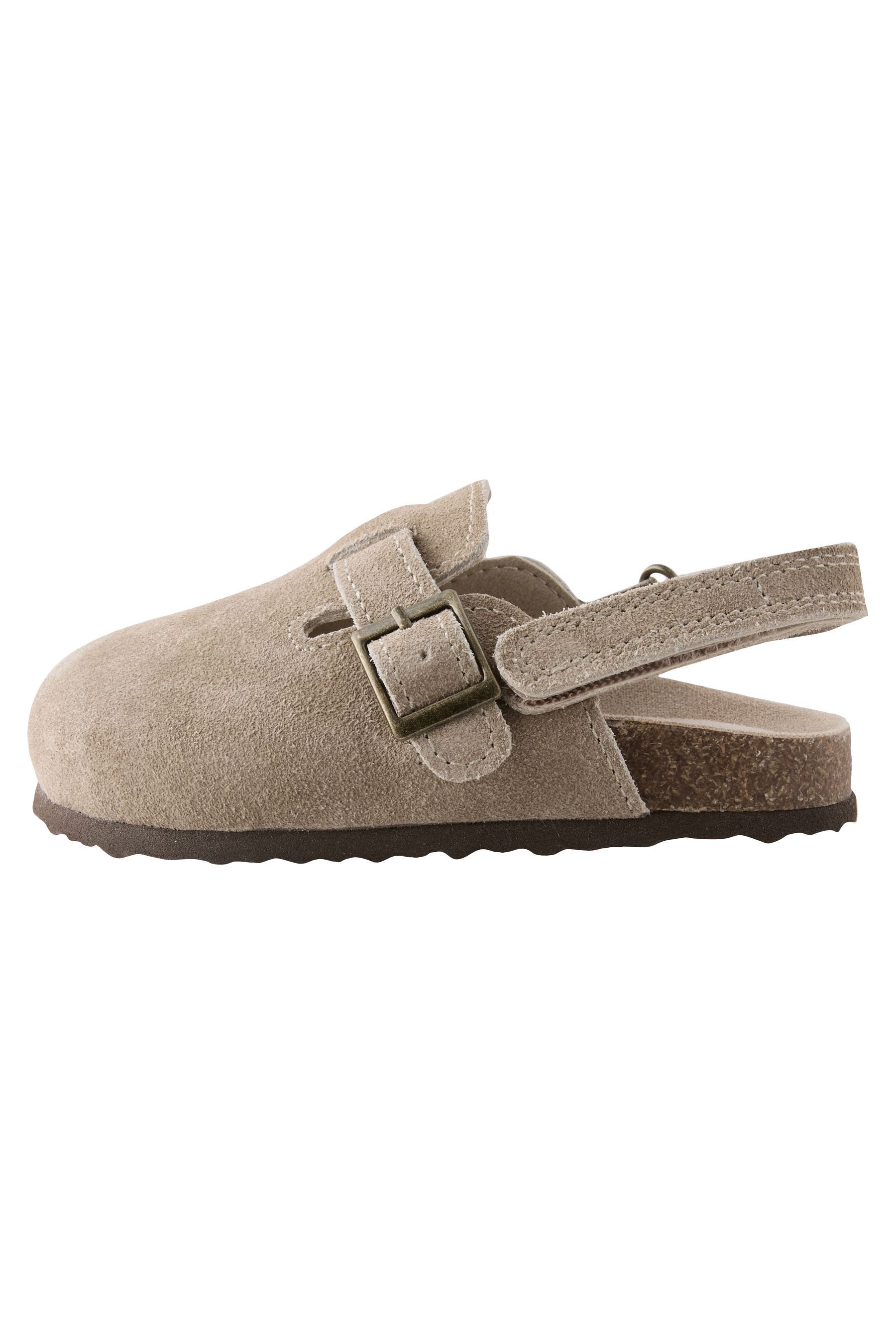 Leder-Clogs mit gepolstertem Fußbett Clog