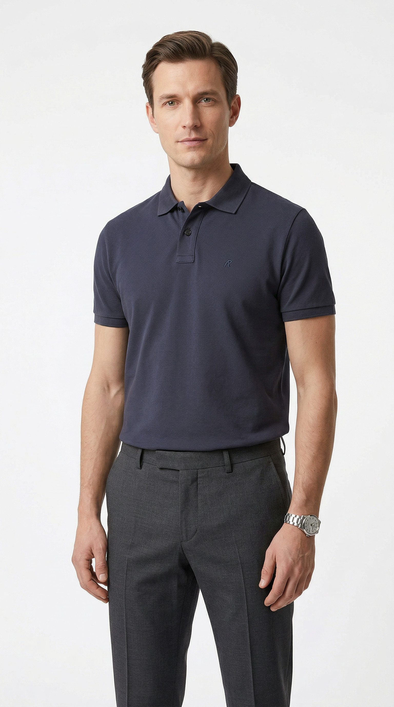 Replay Poloshirt Feiner Piqué aus Baumwolle günstig online kaufen