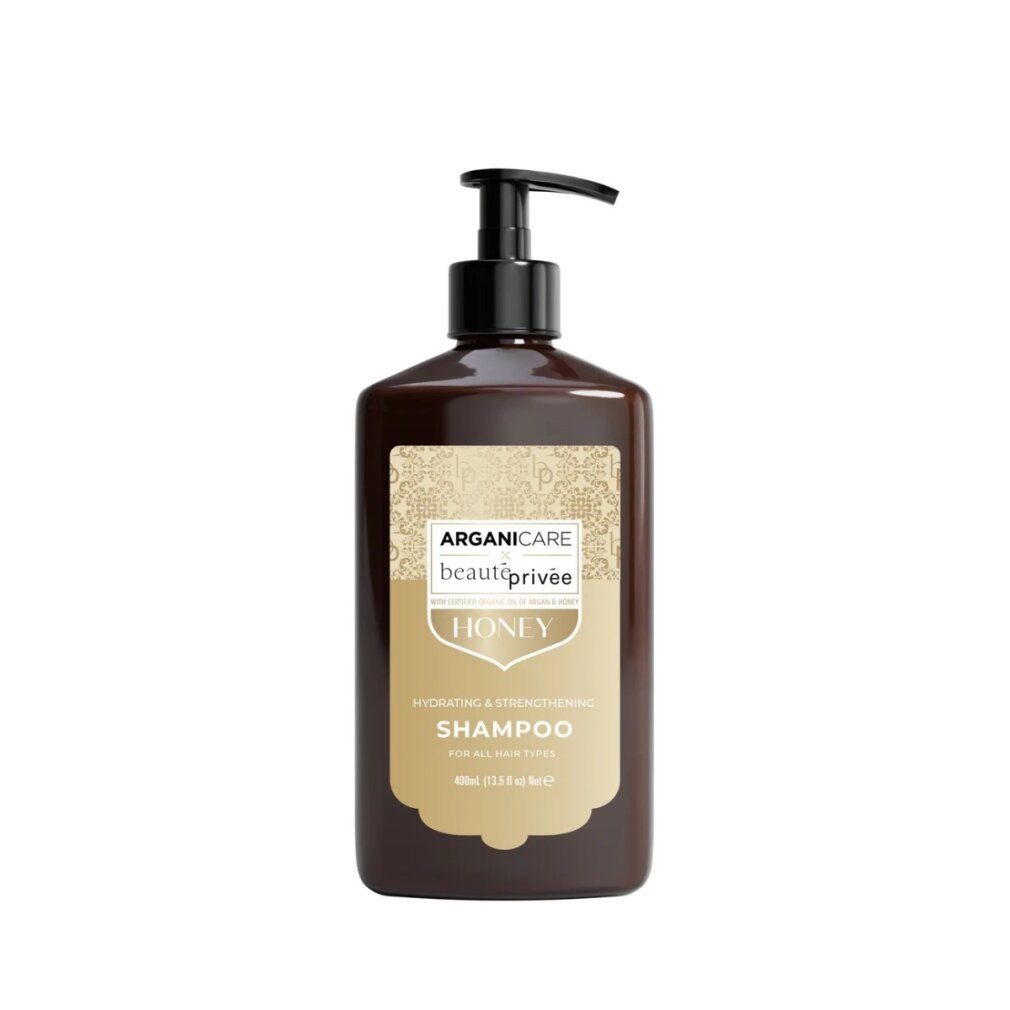 Arganicare Haarpflege-Set, Honey, Haarshampoo, feuchtigkeitsspendend und stärkend