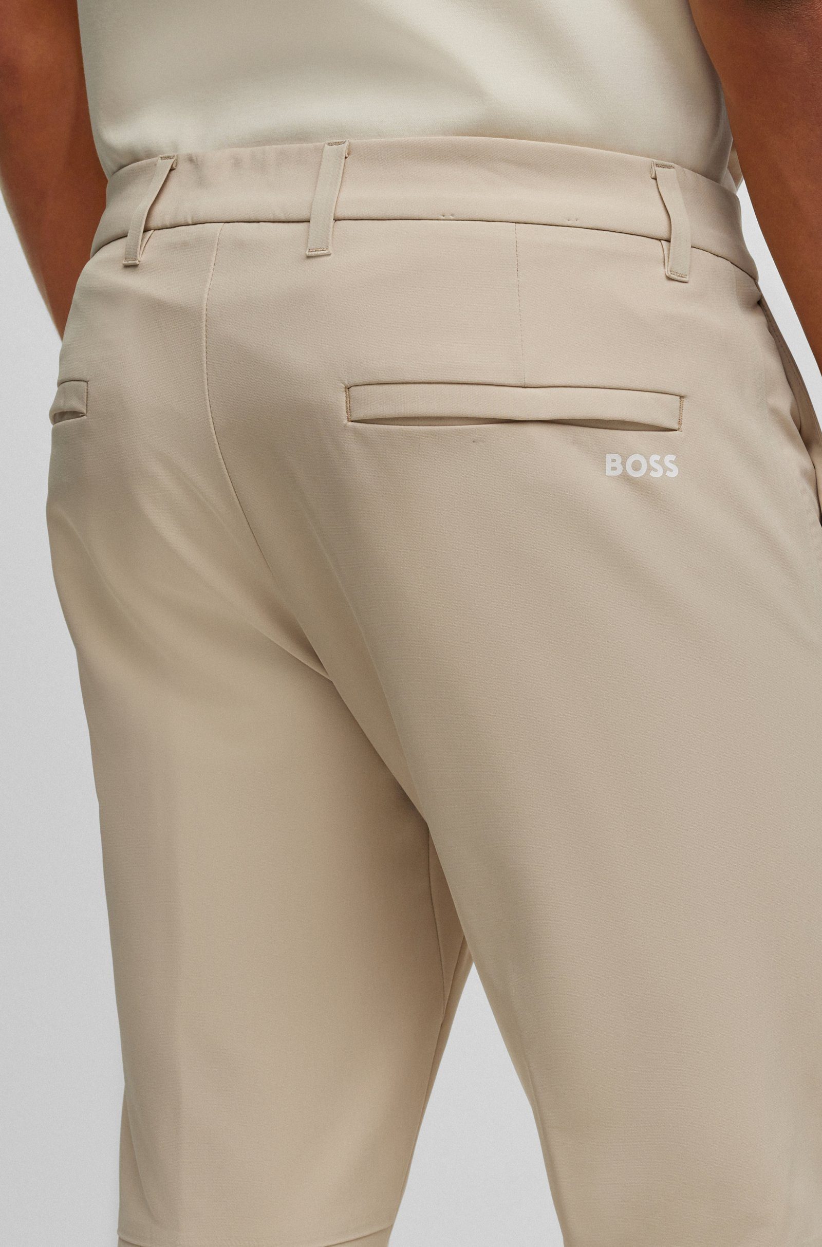 T_Commuter BOSS Beige (1-tlg) Stoffhose (269) GREEN