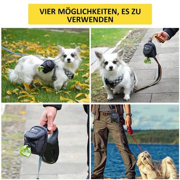 MAGICSHE Hunde-Geschirr Poop Bag Halter Multifunktions Hunde Beutel-Spender für Kotbeutel