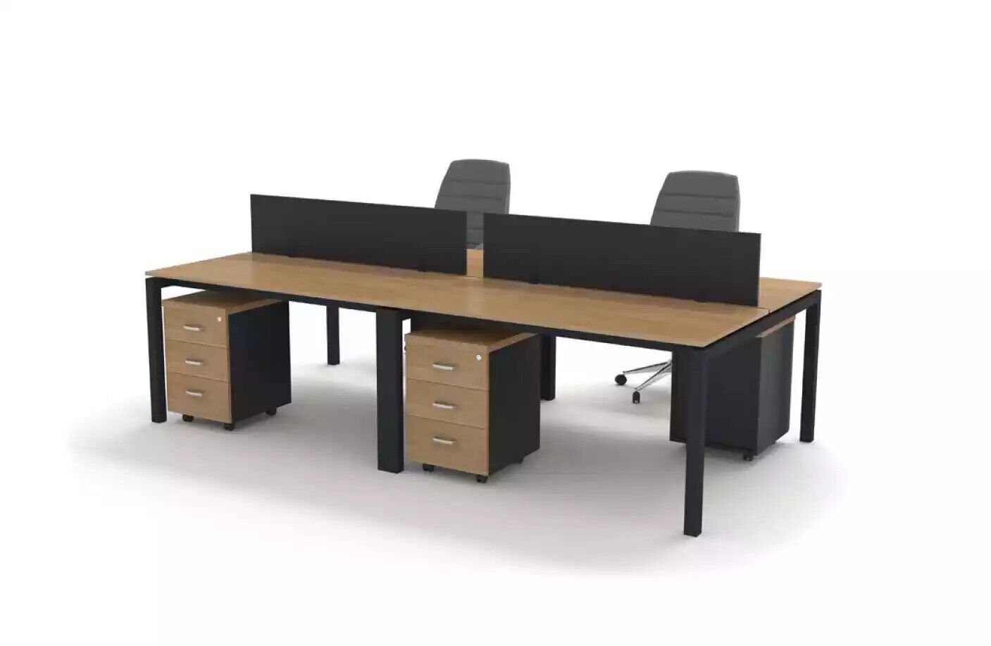JVmoebel Schreibtisch Tisch Arbeitszimmer Schreibtischgarnitur Team Schreibtisch (2-St., Schreibtisch 2x), Made in Europa | Jugendschreibtische