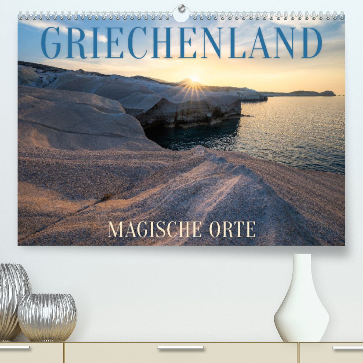 CALVENDO Wandkalender Griechenland - Magische Orte (Premiu (Premium, hochwertiger DIN A2 Wandkalender 2023, Kunstdruck in Hochglanz)