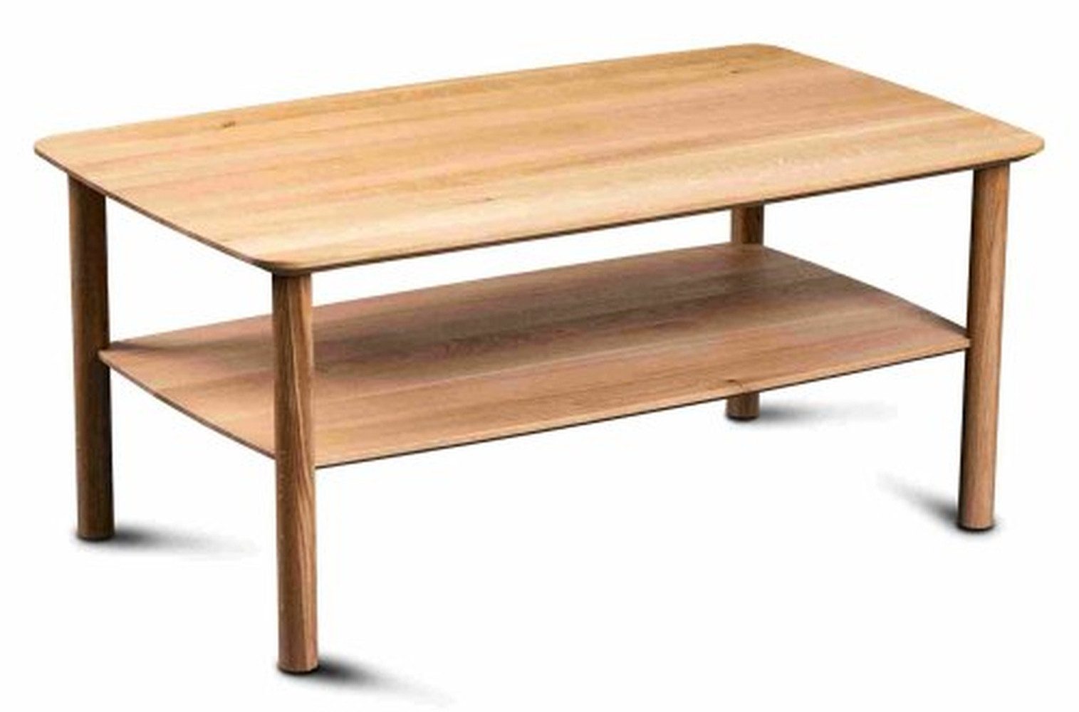M2 Kollektion Couchtisch in Wildeiche, Massivholz - 100x45x60cm (BxHxT)