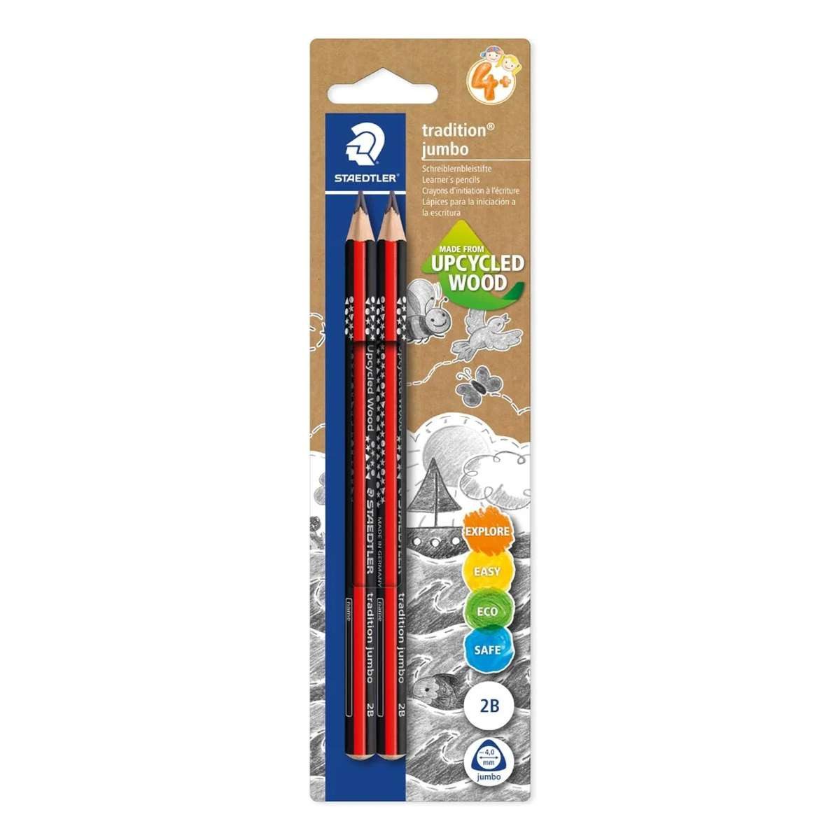 STAEDTLER Bleistift Staedtler 1285-0 BK2 Bleistift 2B 2 Stück(e)