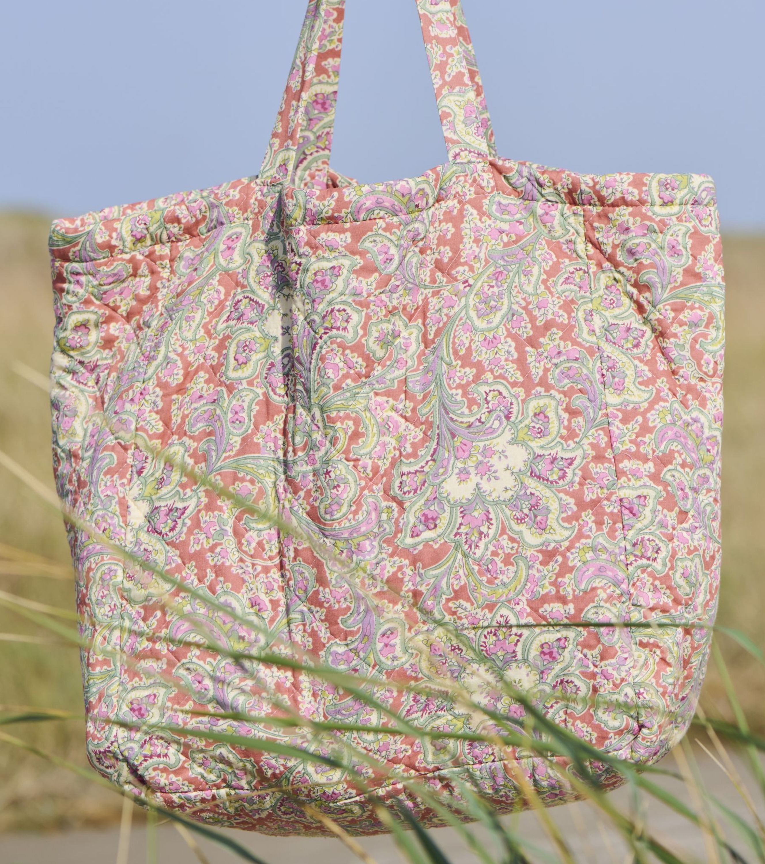 Ib Laursen Shopper Ib Laursen - Tasche Strandtasche Einkaufstasche Wattiert Paisley