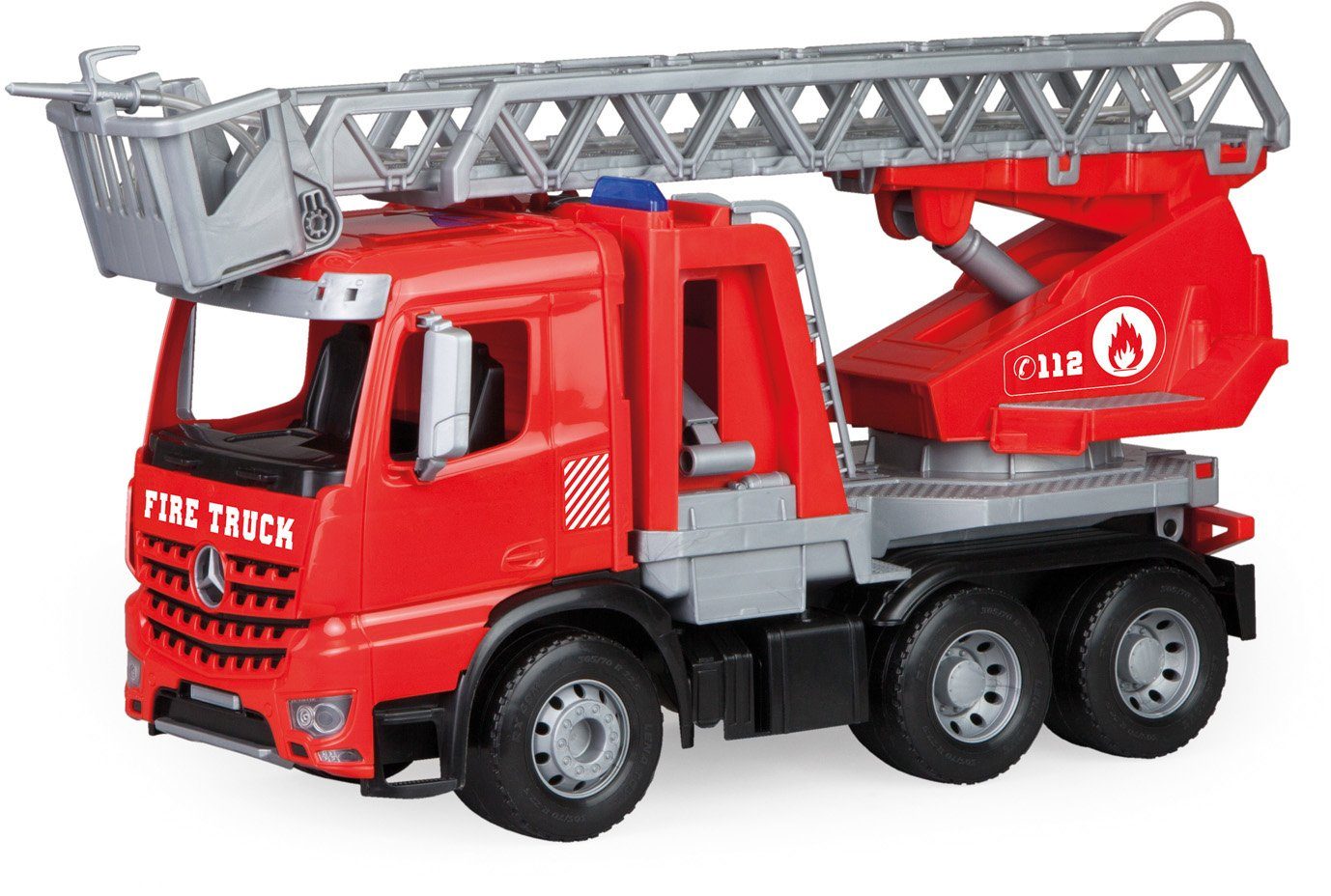 Lena® Іграшки-Feuerwehr Worxx, Leiterfeuerwehr Mercedes Arocs, Made in Europe