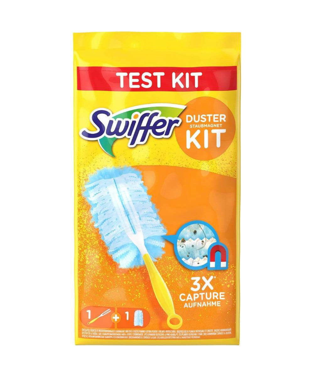Swiffer Swiffer Staubmagnet Starterset Reinigungstücher (Mikrofaser, packung, 1-tlg., Starterset, Ideal für alle trockenen Oberflächen)