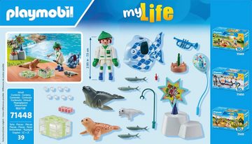 Playmobil® Konstruktions-Spielset Tierfütterung (71448), Family Fun, (39 St), Made in Europe