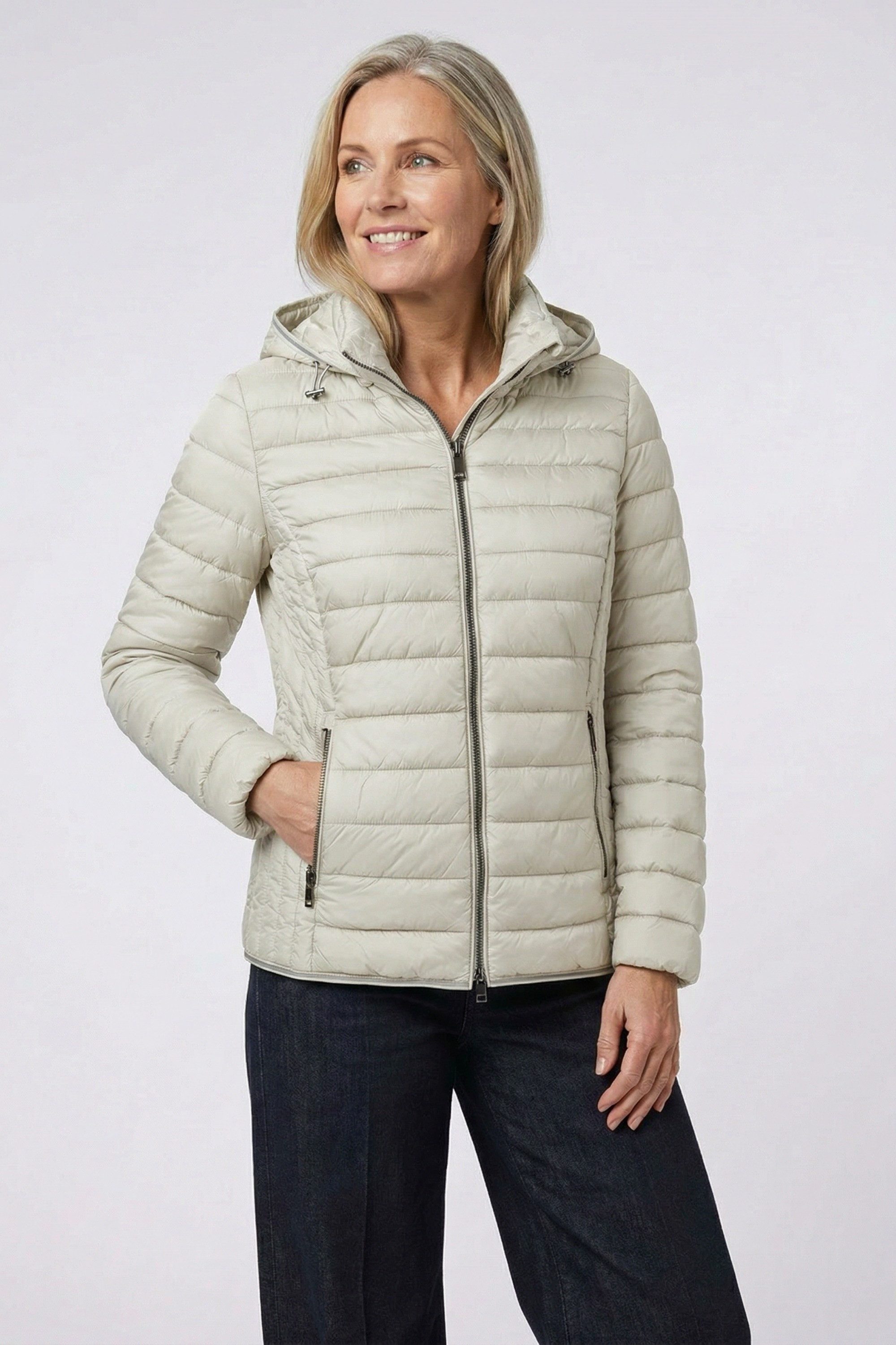 Barbara Lebek Steppjacke auch als Übergangsjacke für Damen mit Kapuze günstig online kaufen