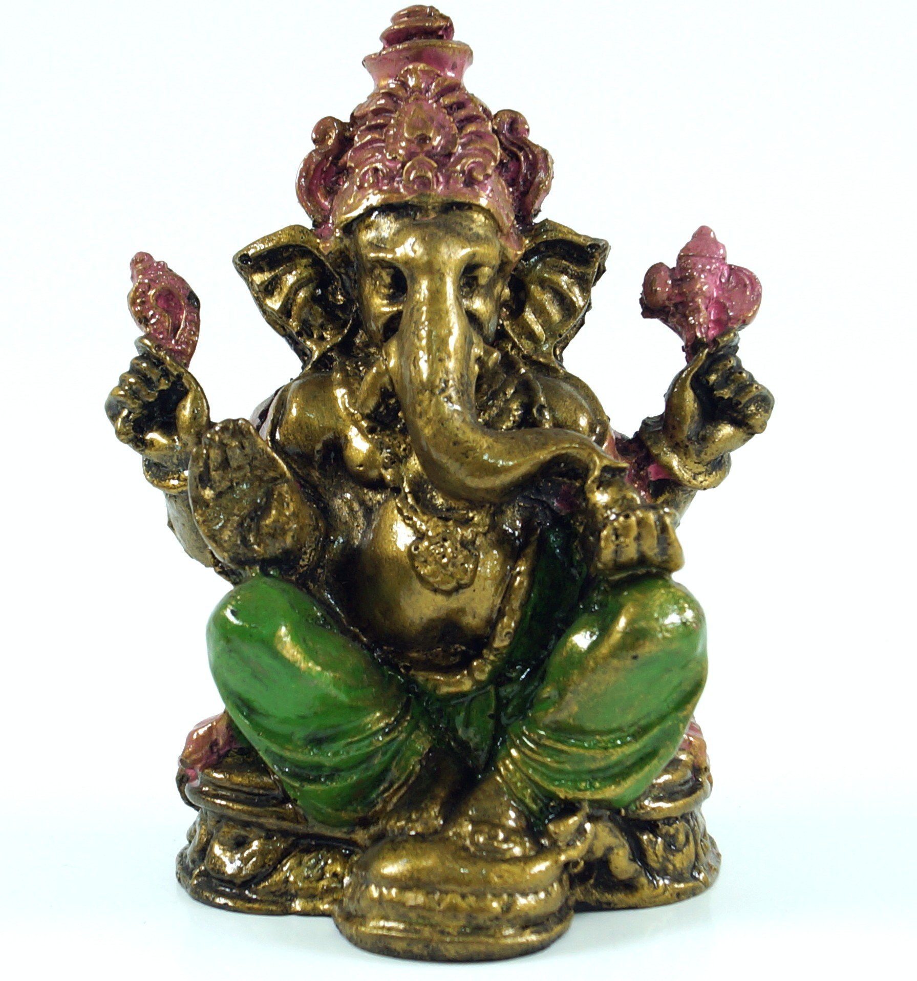 Guru-Shop Dekofigur Ganeshafigur aus Recin